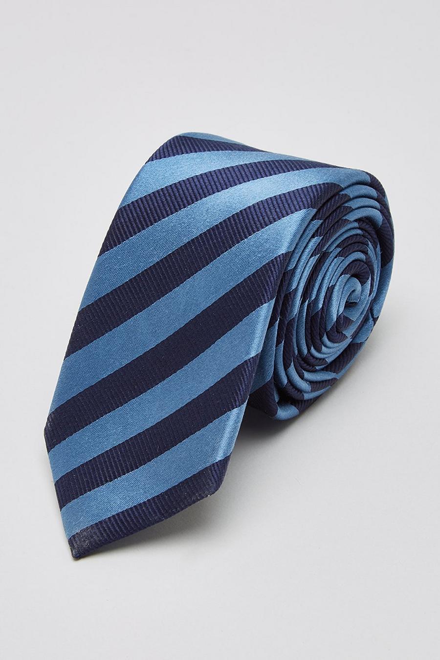 Ben Sherman Blue Stripe Tie