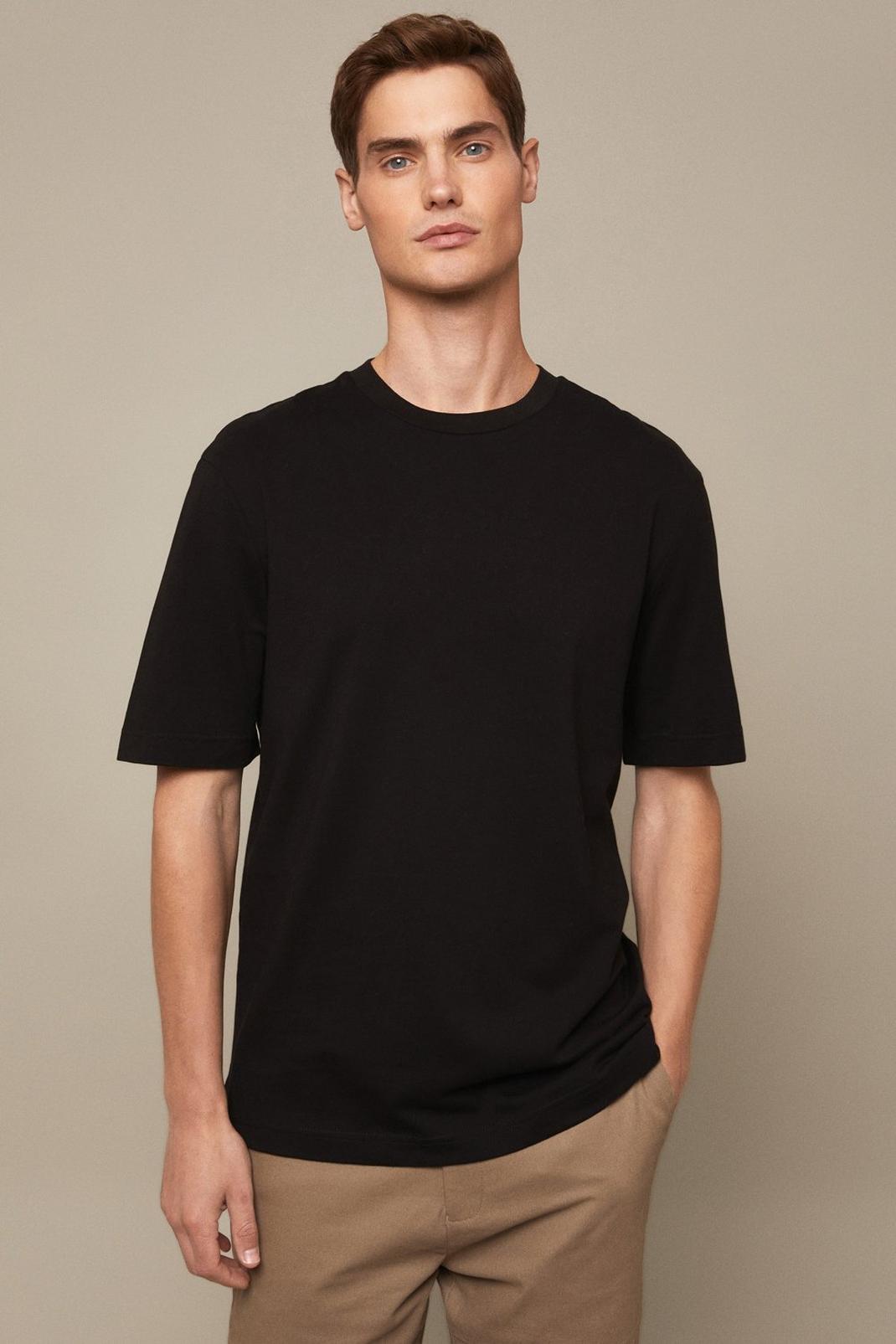 Black Oversized T-shirt image number 1