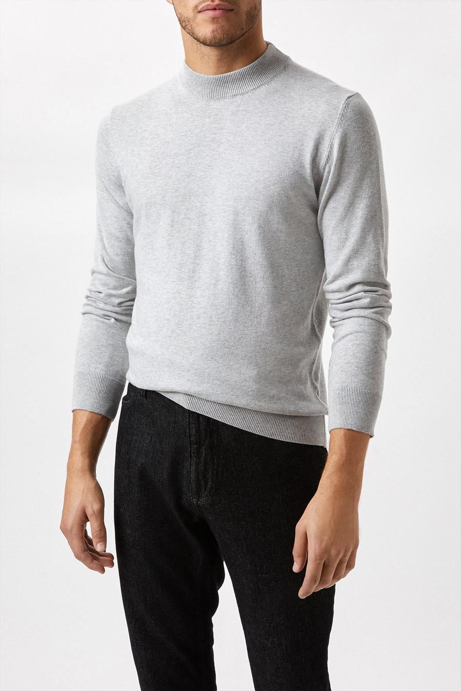 C&A jumper discount 80% MEN FASHION Jumpers & Sweatshirts Knitted Gray L 