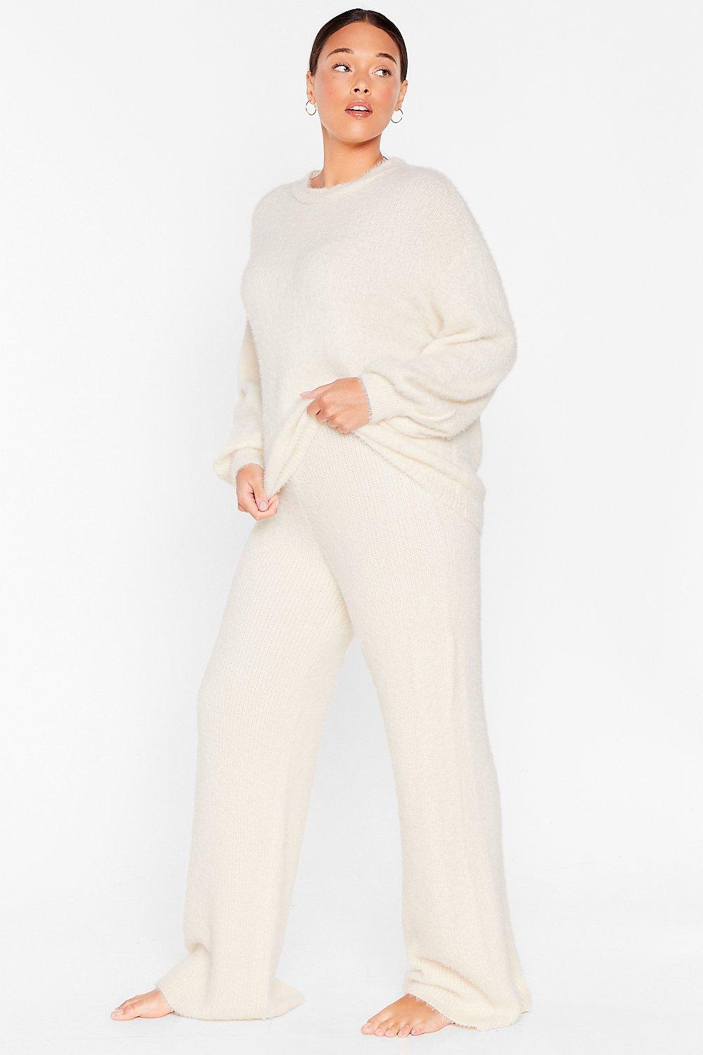 Knitted lounge set plus size new arrivals