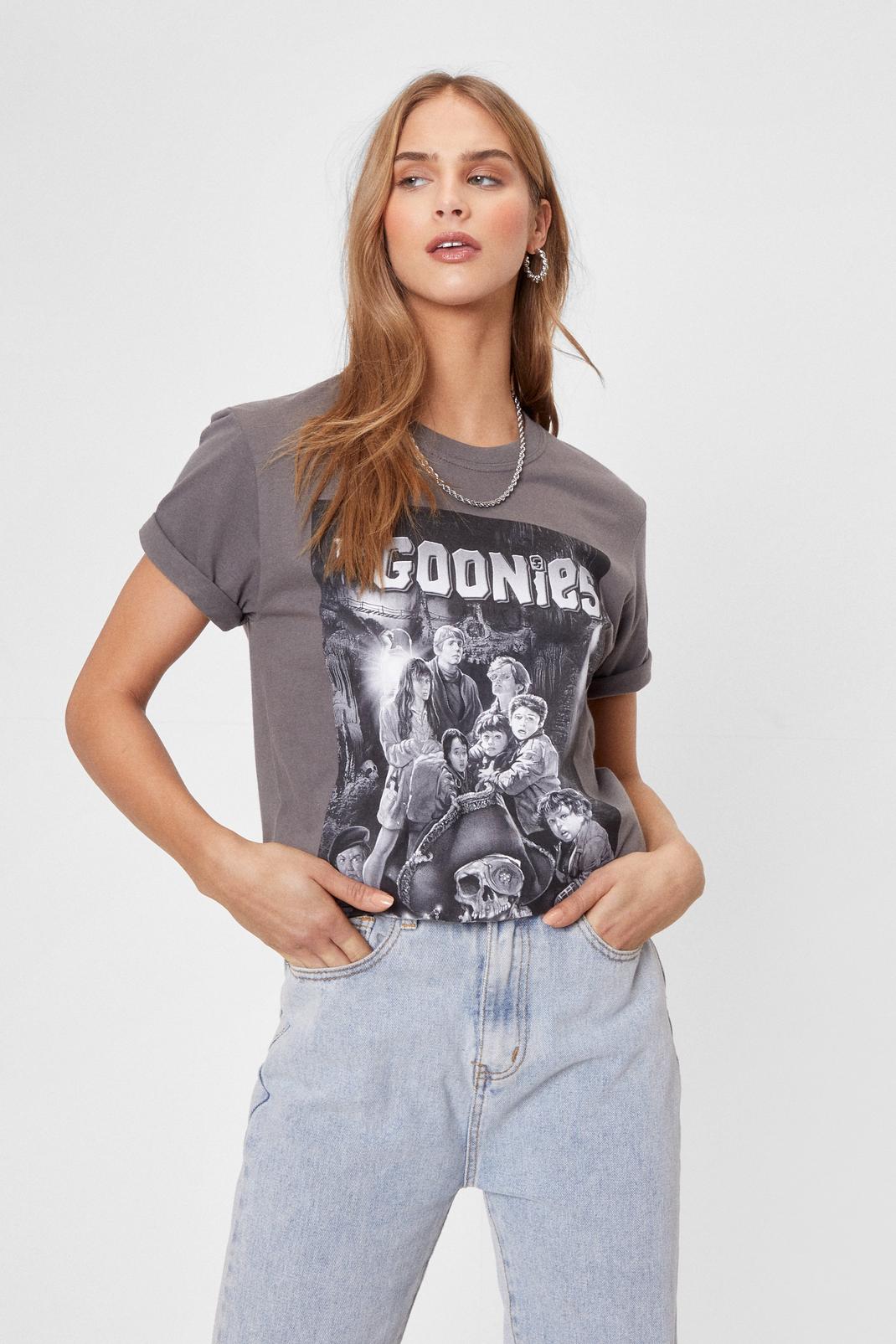 Grey The Goonies Graphic T-Shirt image number 1
