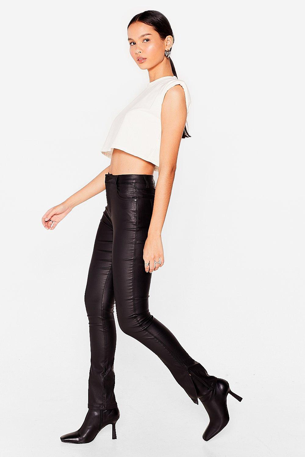 Slit s Now or Never Coated Jeans