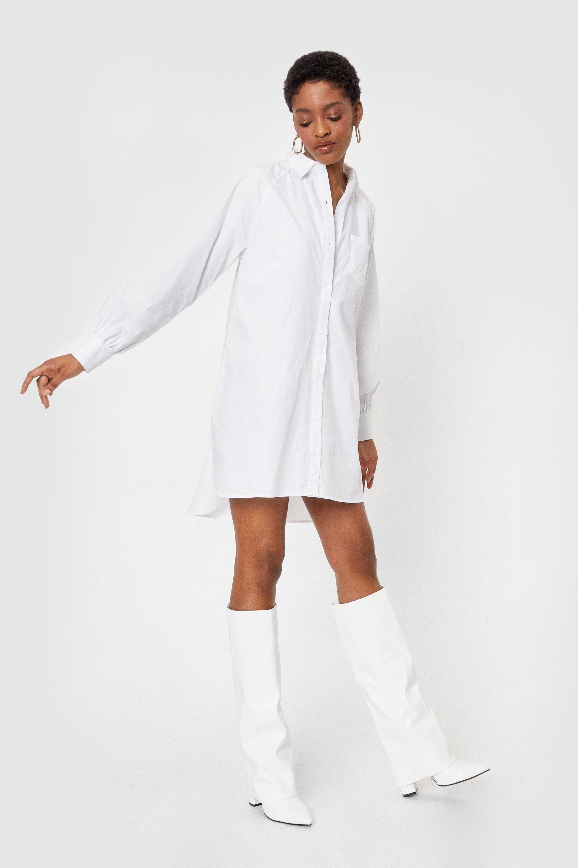 Nasty gal 2024 shirt dress