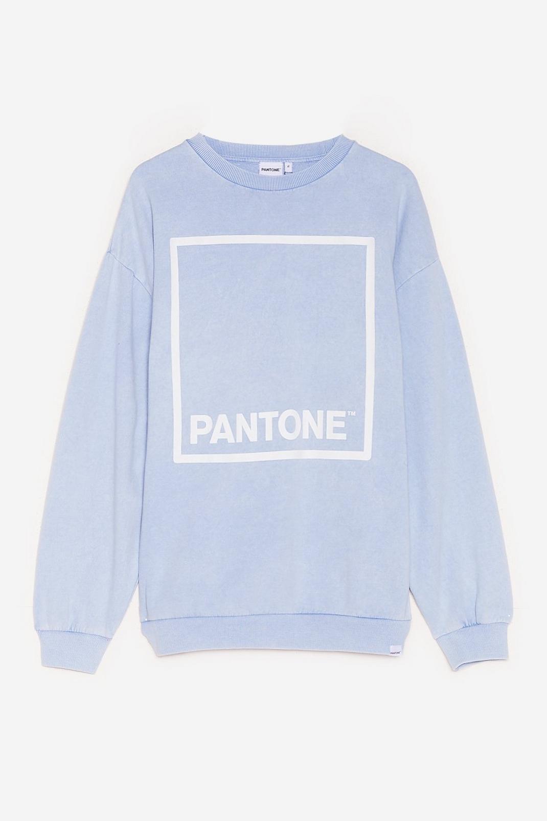 Blue Pantone Graphic Sweatshirt image number 1