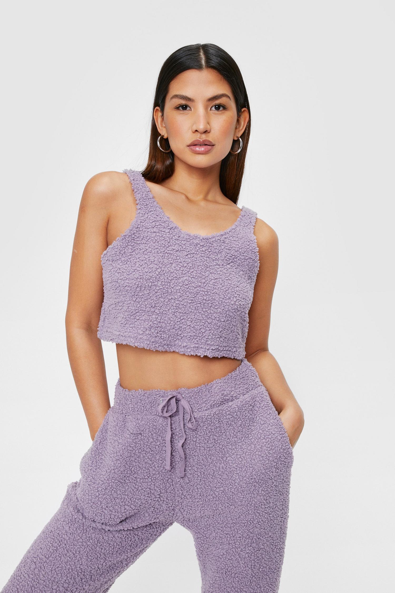2 piece crop top jogger set