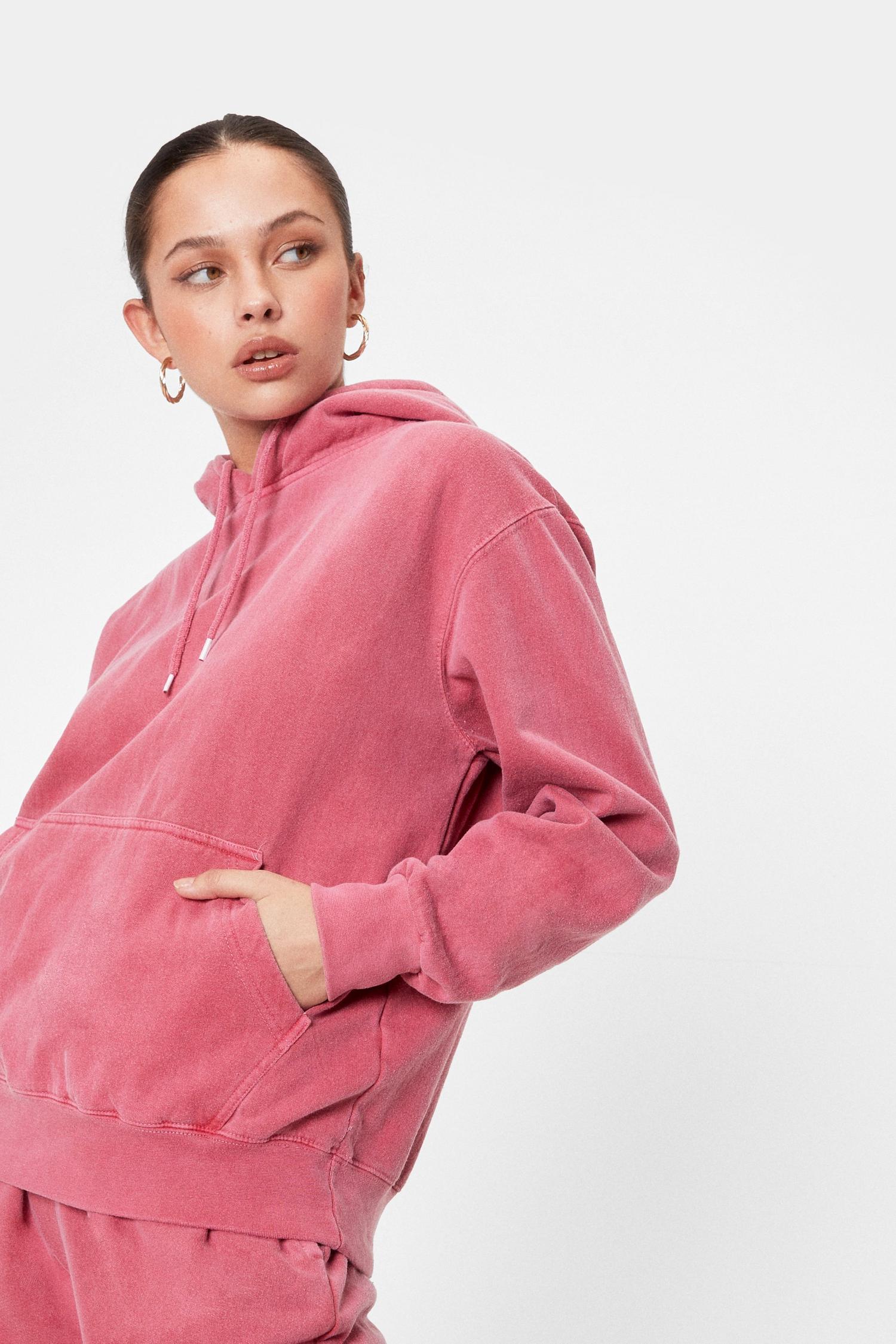 Jersey Oversized Long Sleeve Hoodie | Nasty Gal