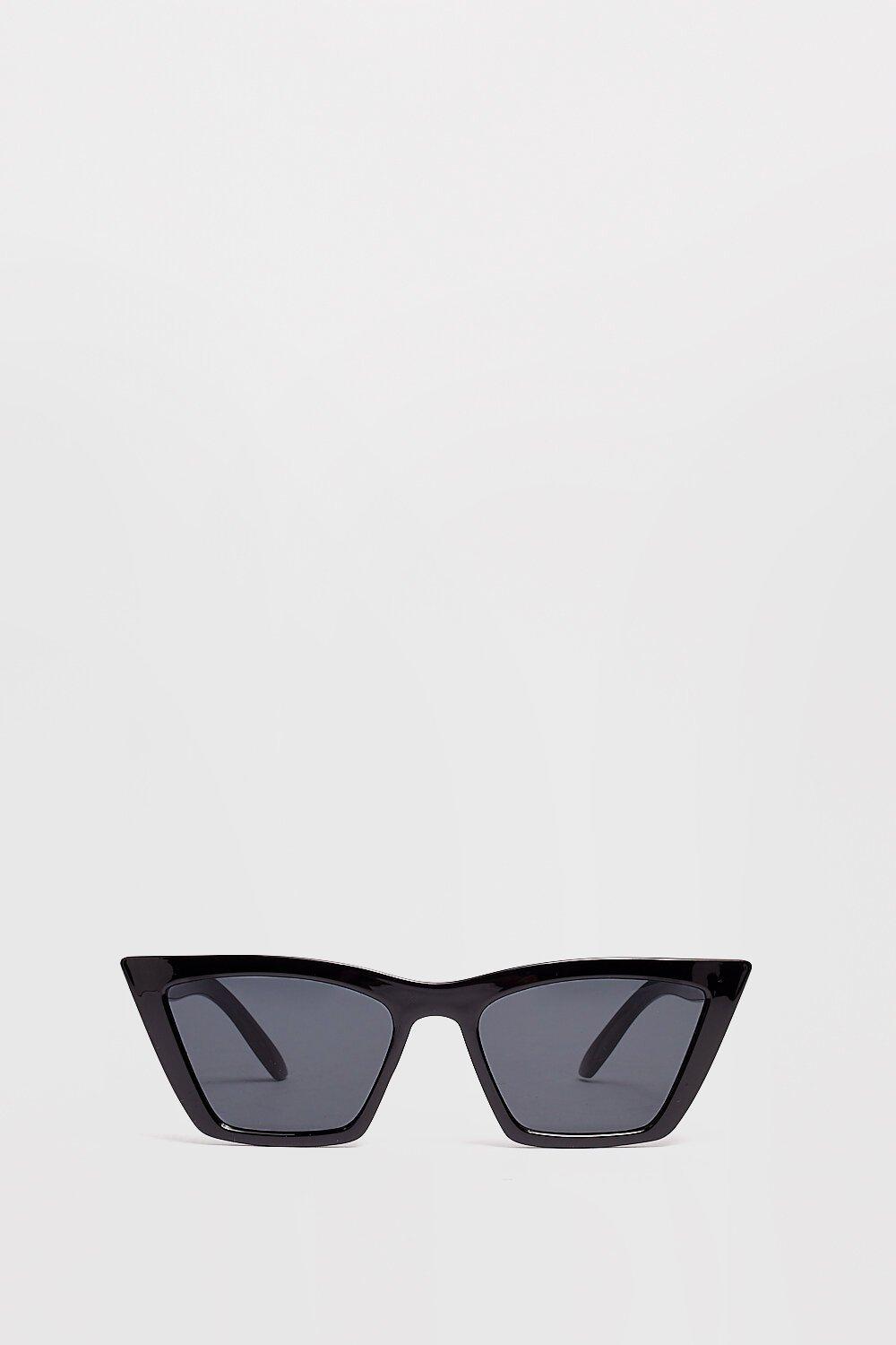 Angular Cat Eye Sunglasses, Italian American Design