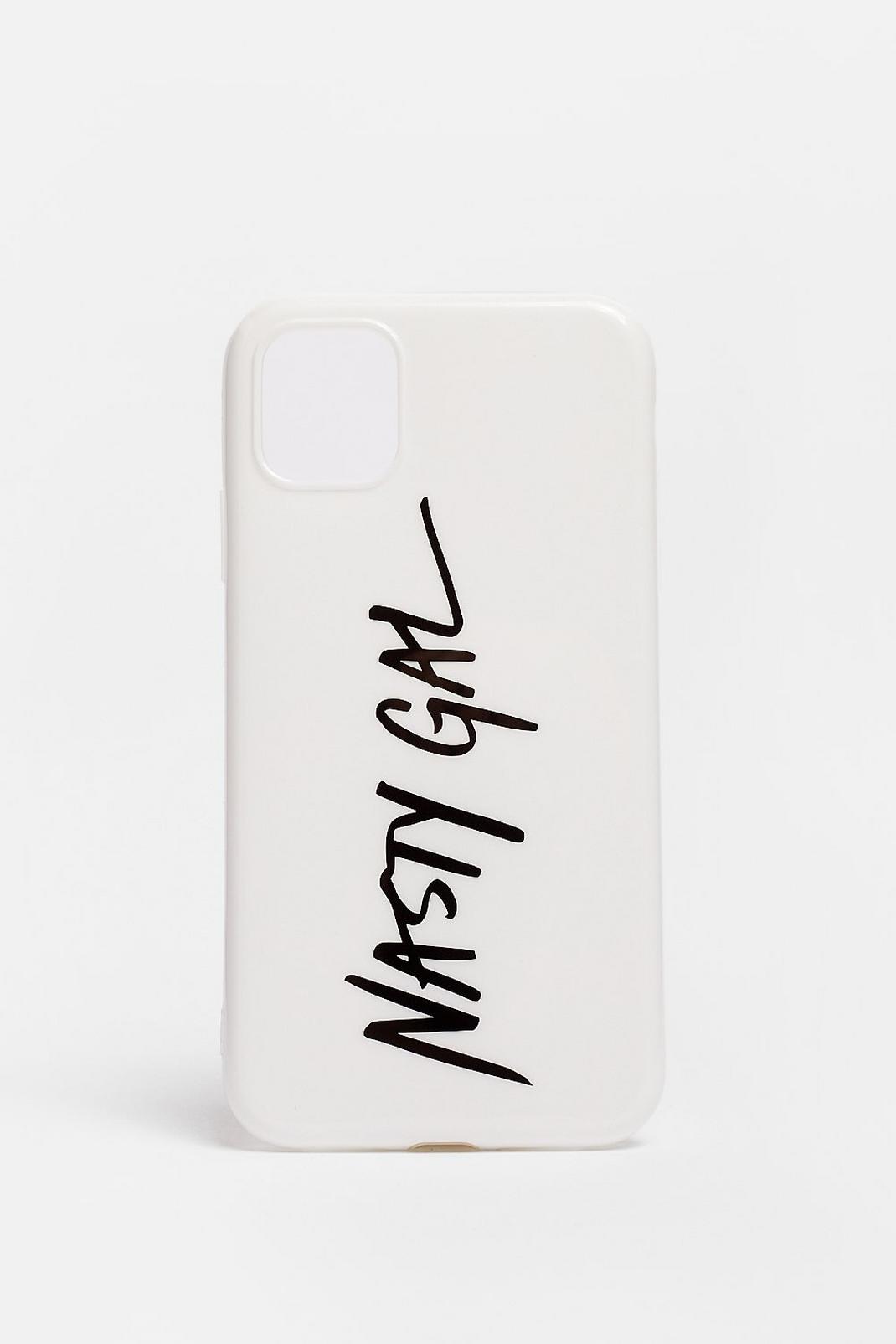 White Nasty Gal Iphone 11 Phone Case image number 1