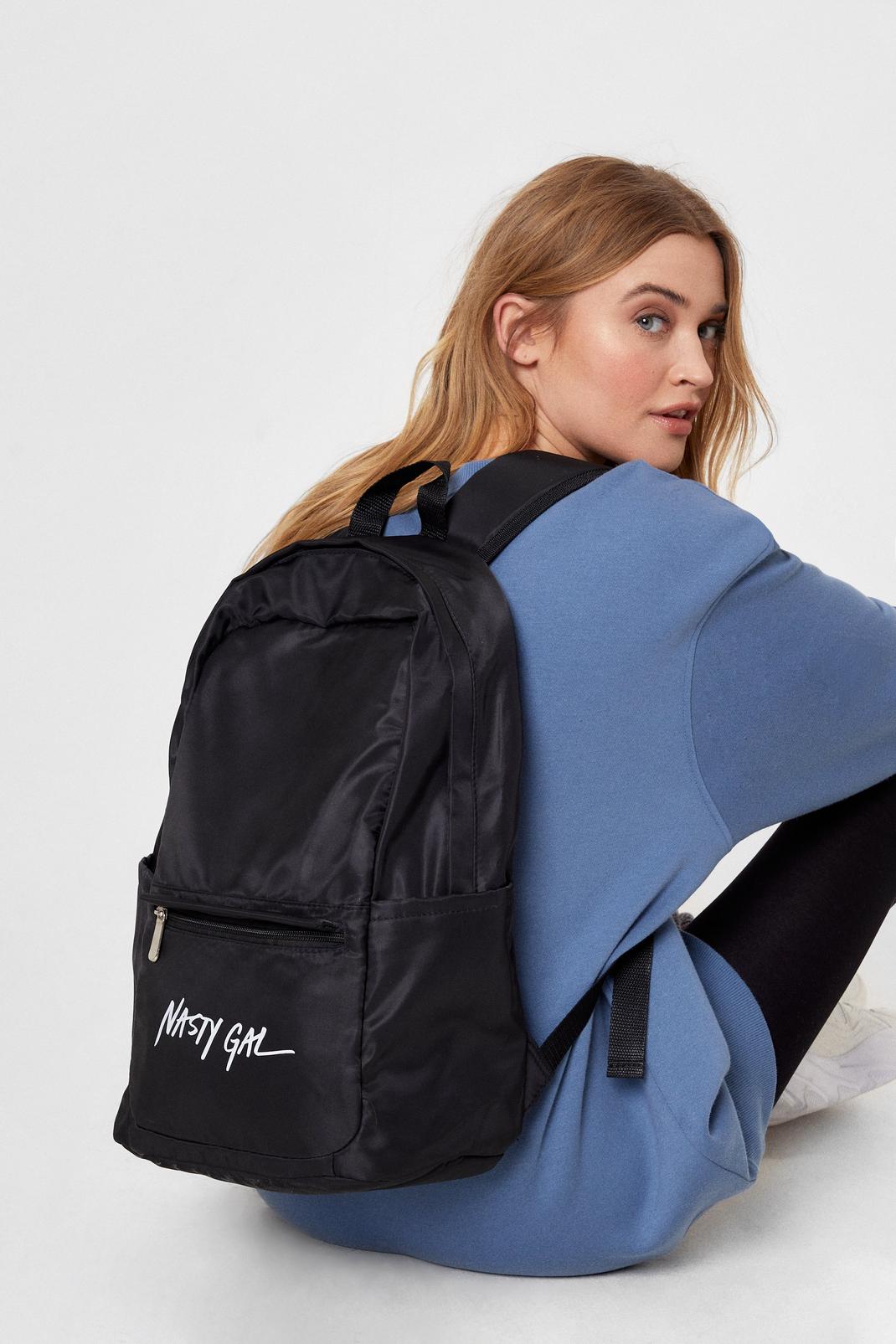 Nasty Gal Graphic Backpack image number 1