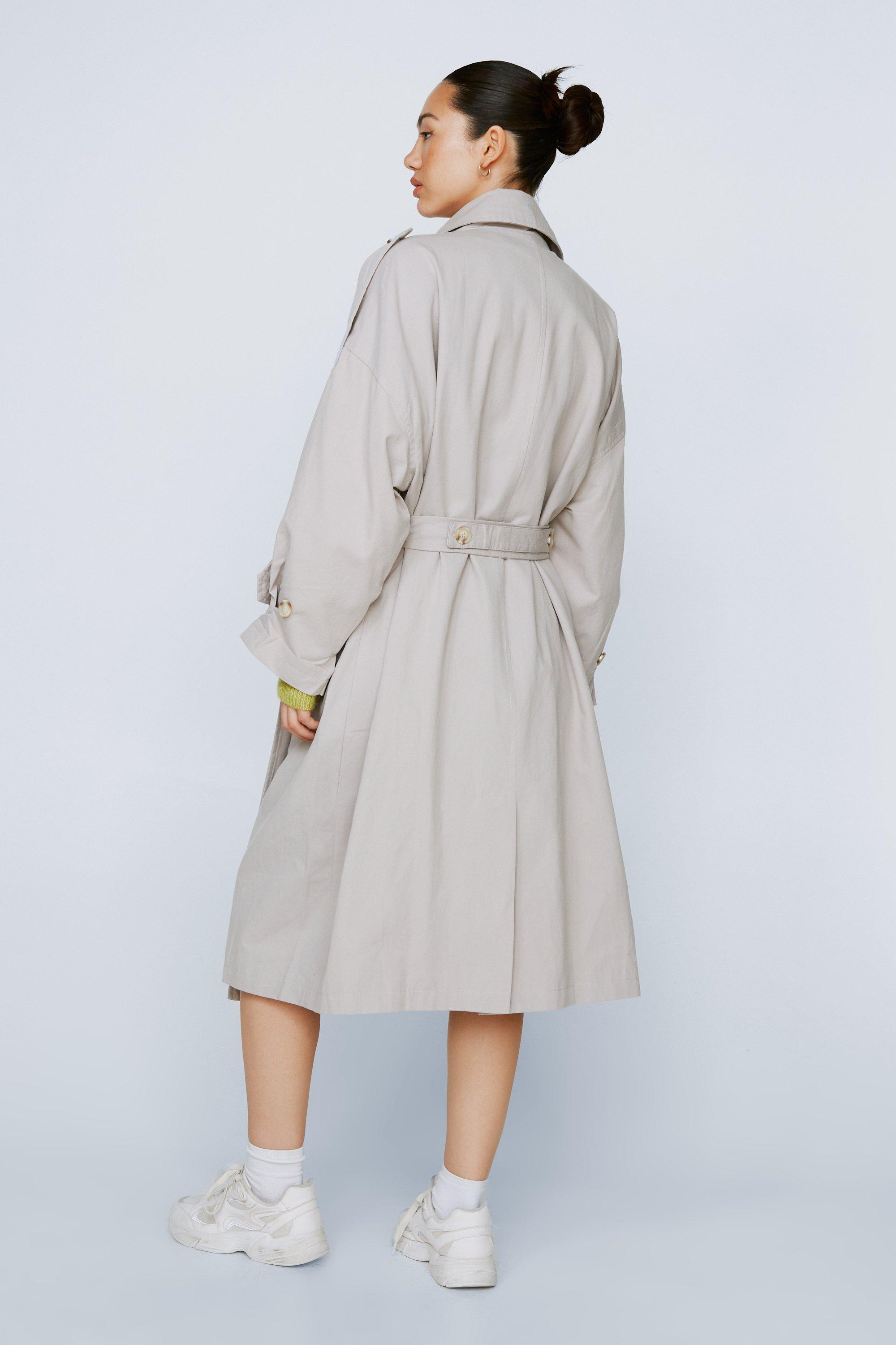 Oversized Longline Trench Coat | Nasty Gal