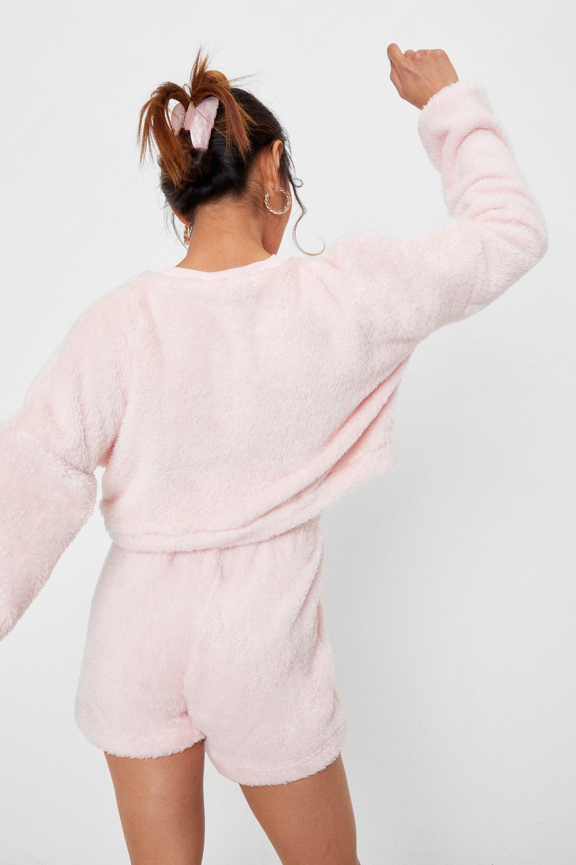 Petite 2025 fluffy loungewear