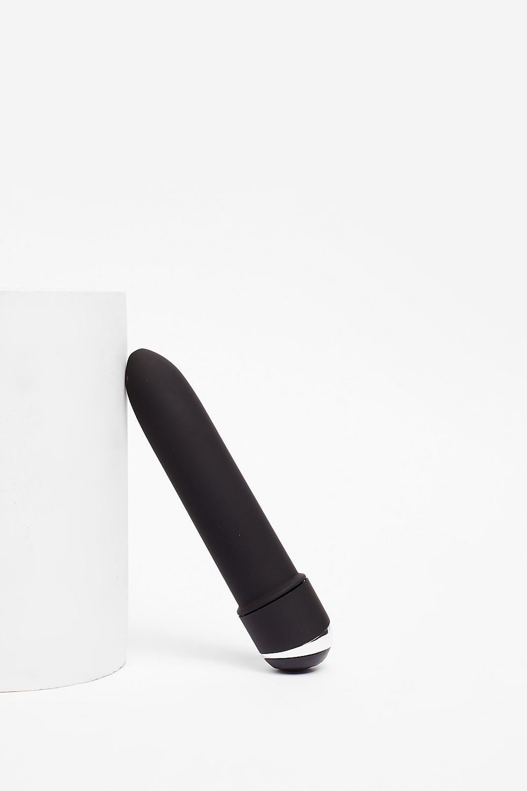 Black Silicone Discreet Streamlined Bullet Vibrator image number 1