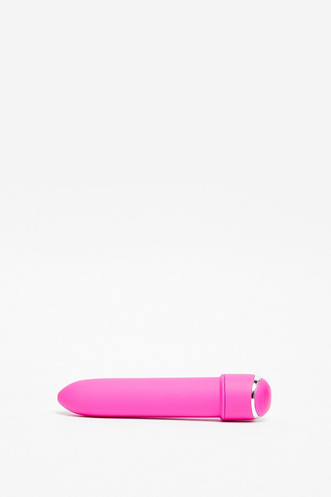 Pink Silicone Discreet Streamlined Bullet Vibrator image number 1