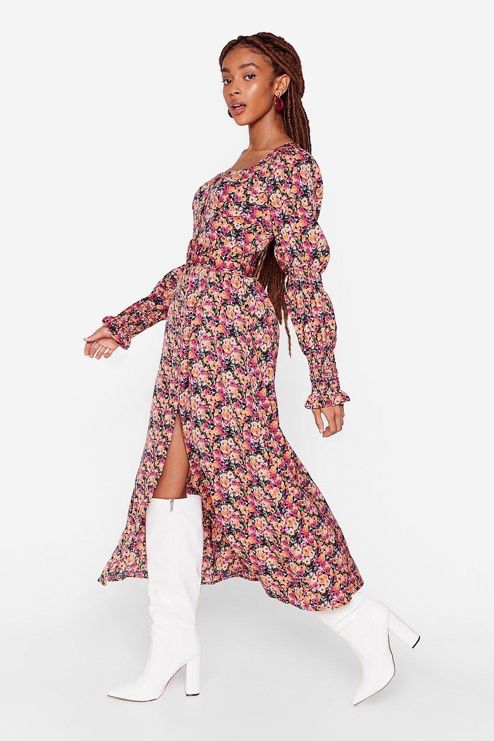 Nasty gal 2024 midi dress