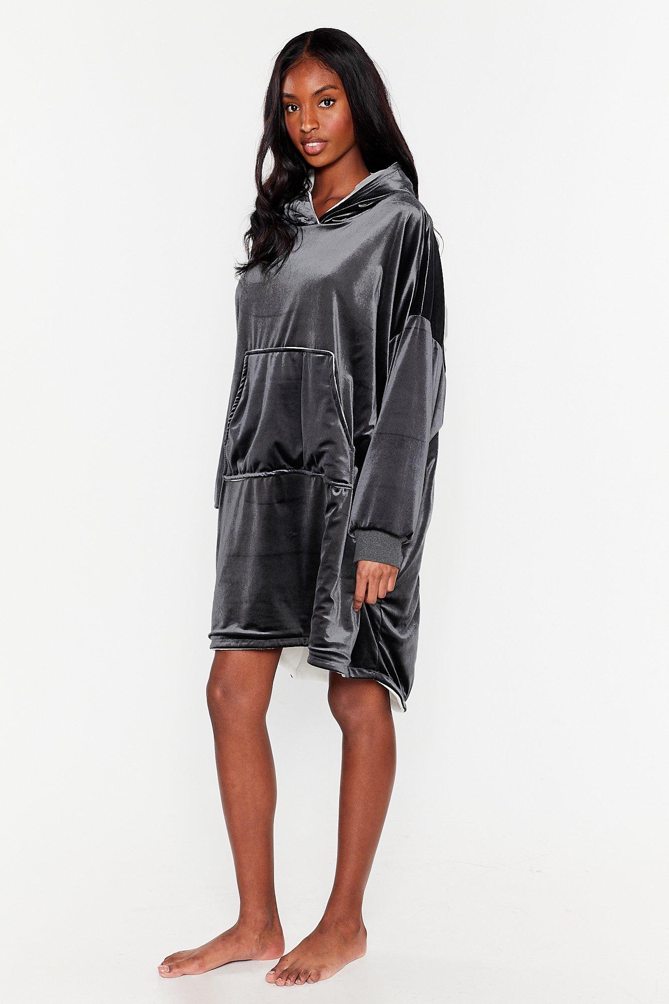 Cosy On Down Blanket Hoodie Dress