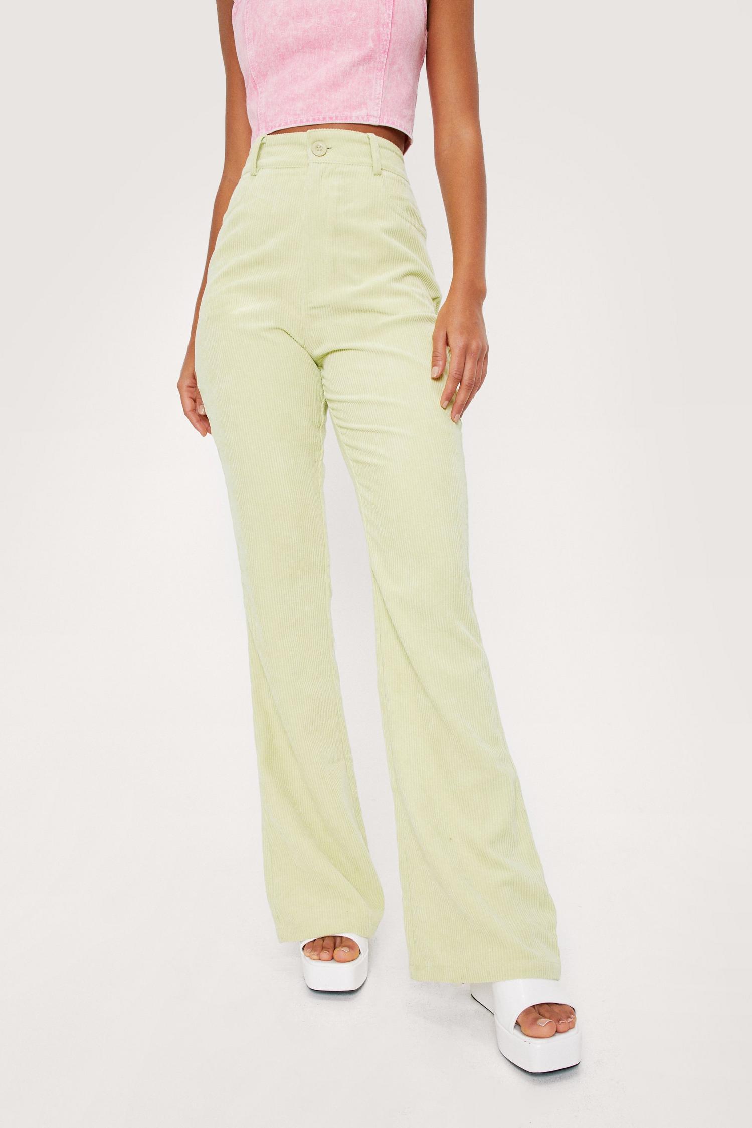 high waisted flare pants