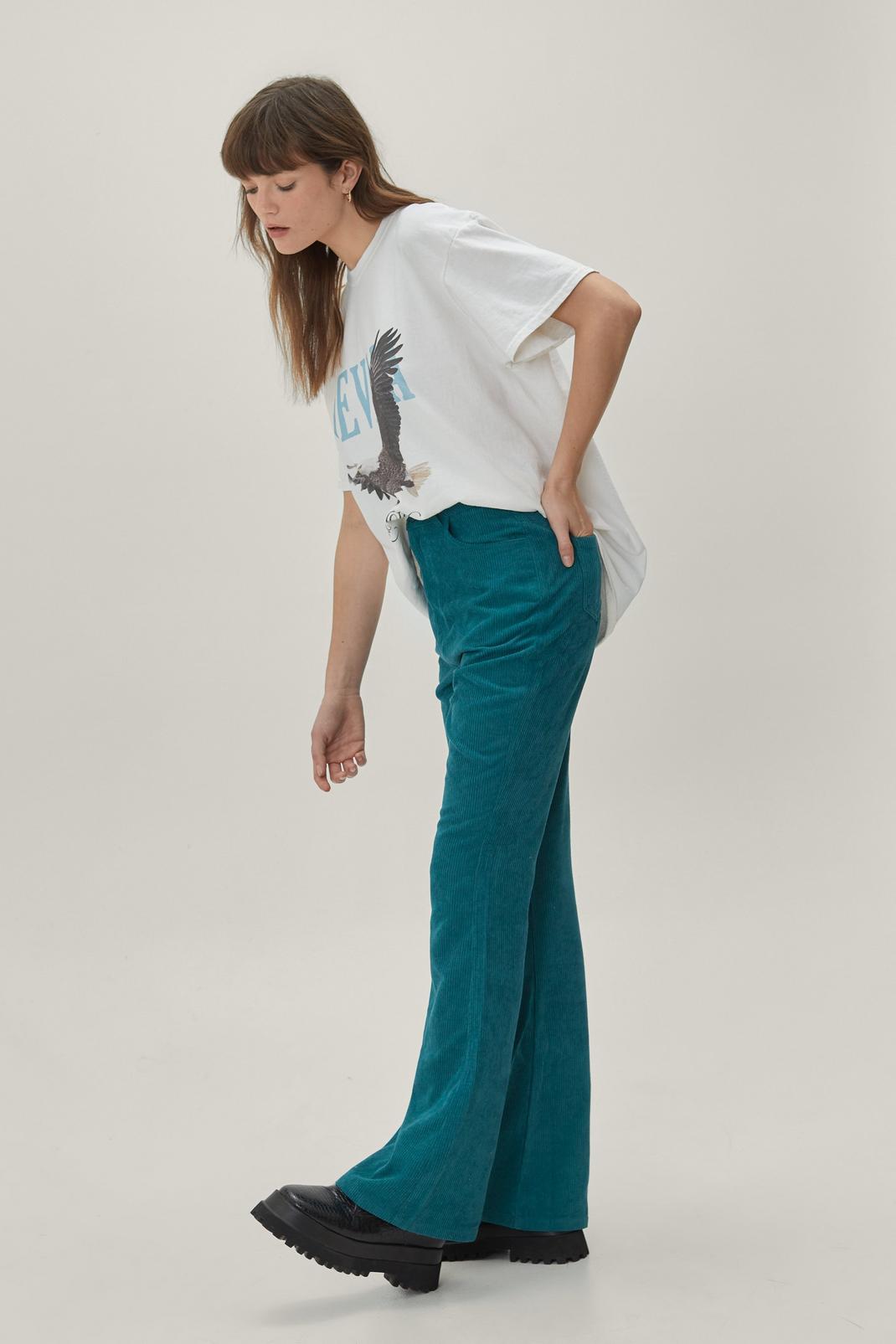 168 Corduroy High Waisted Flare Pants image number 2