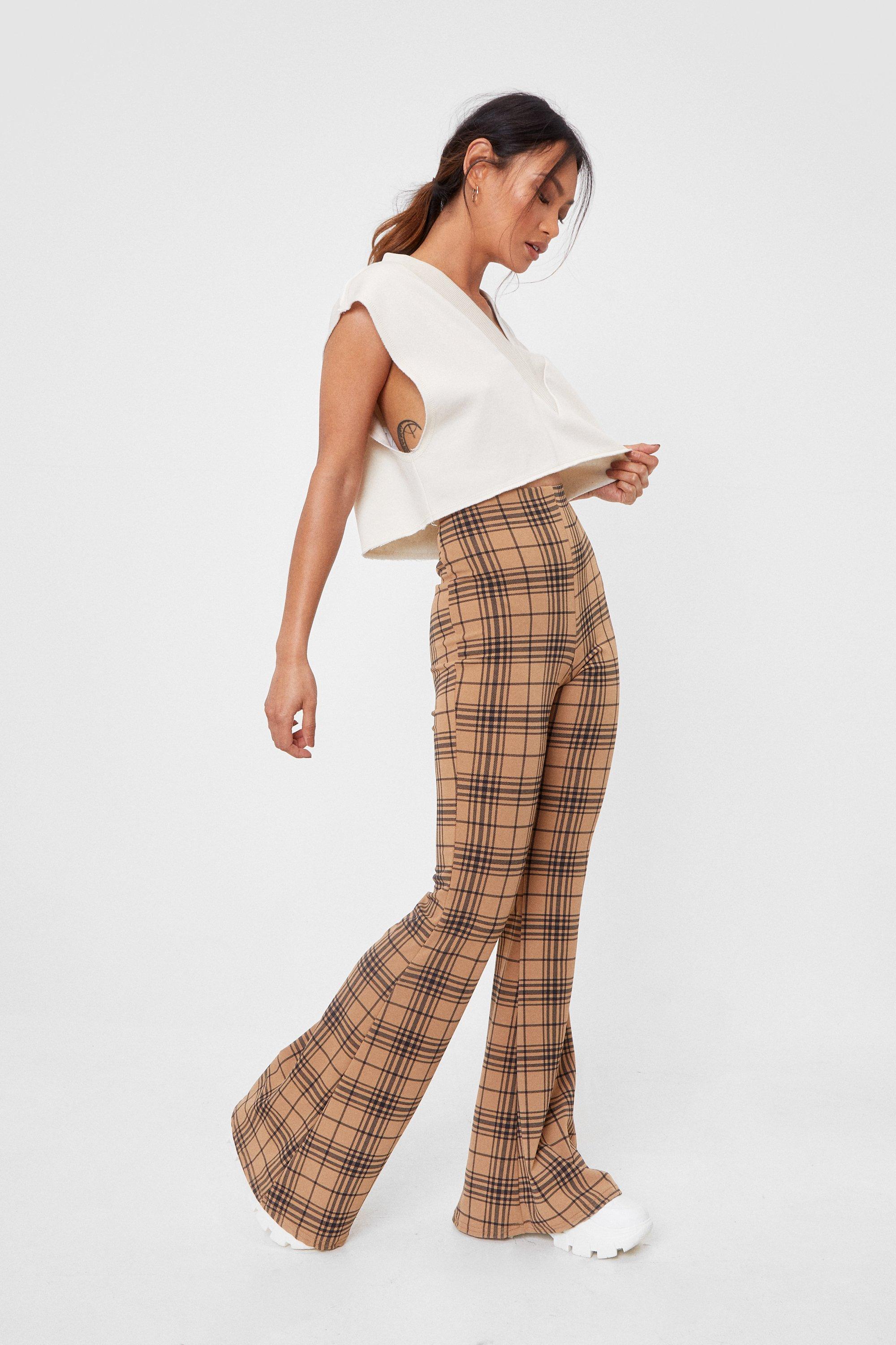 Fitted Flare Pants