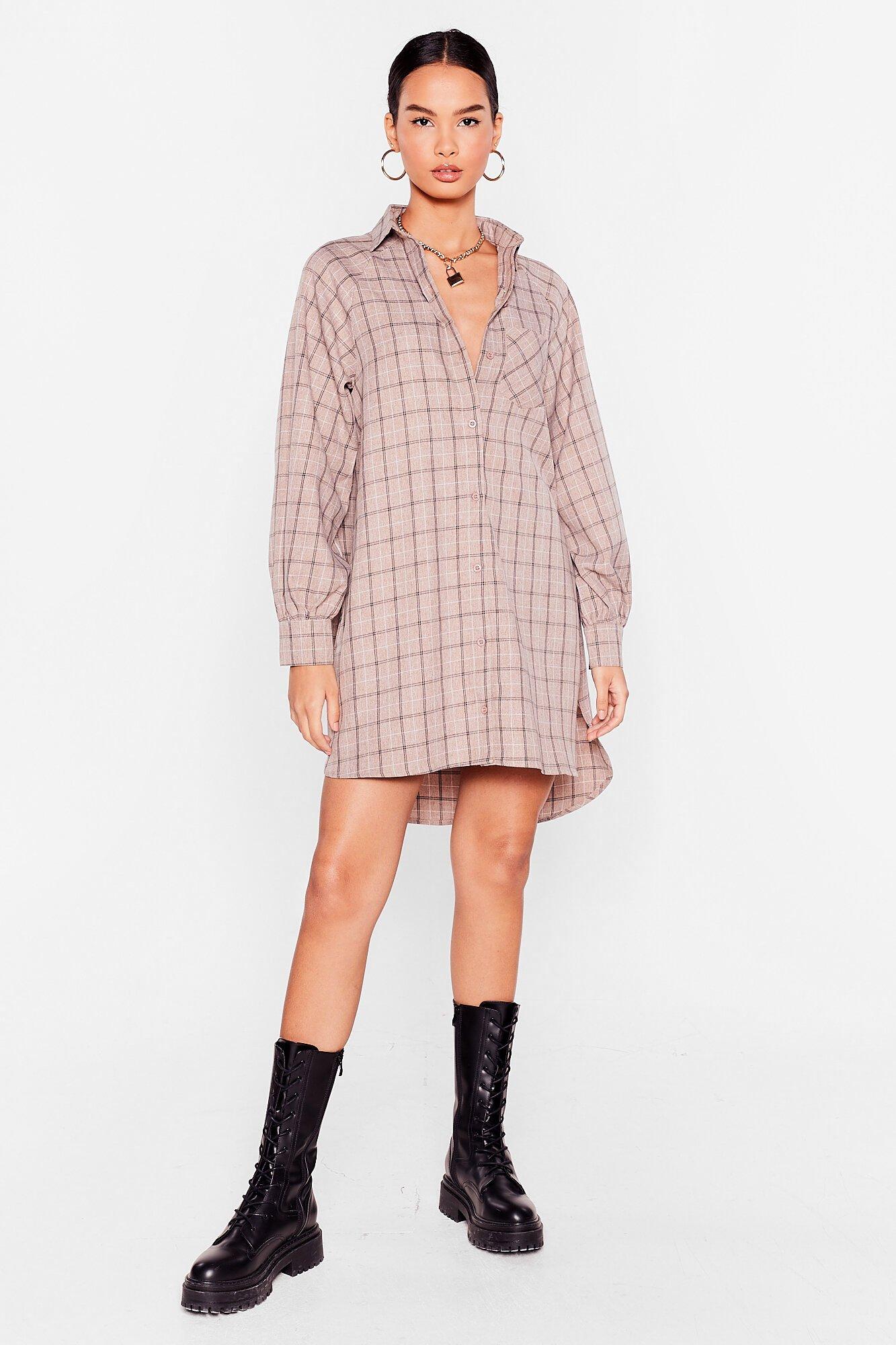 check t shirt dress