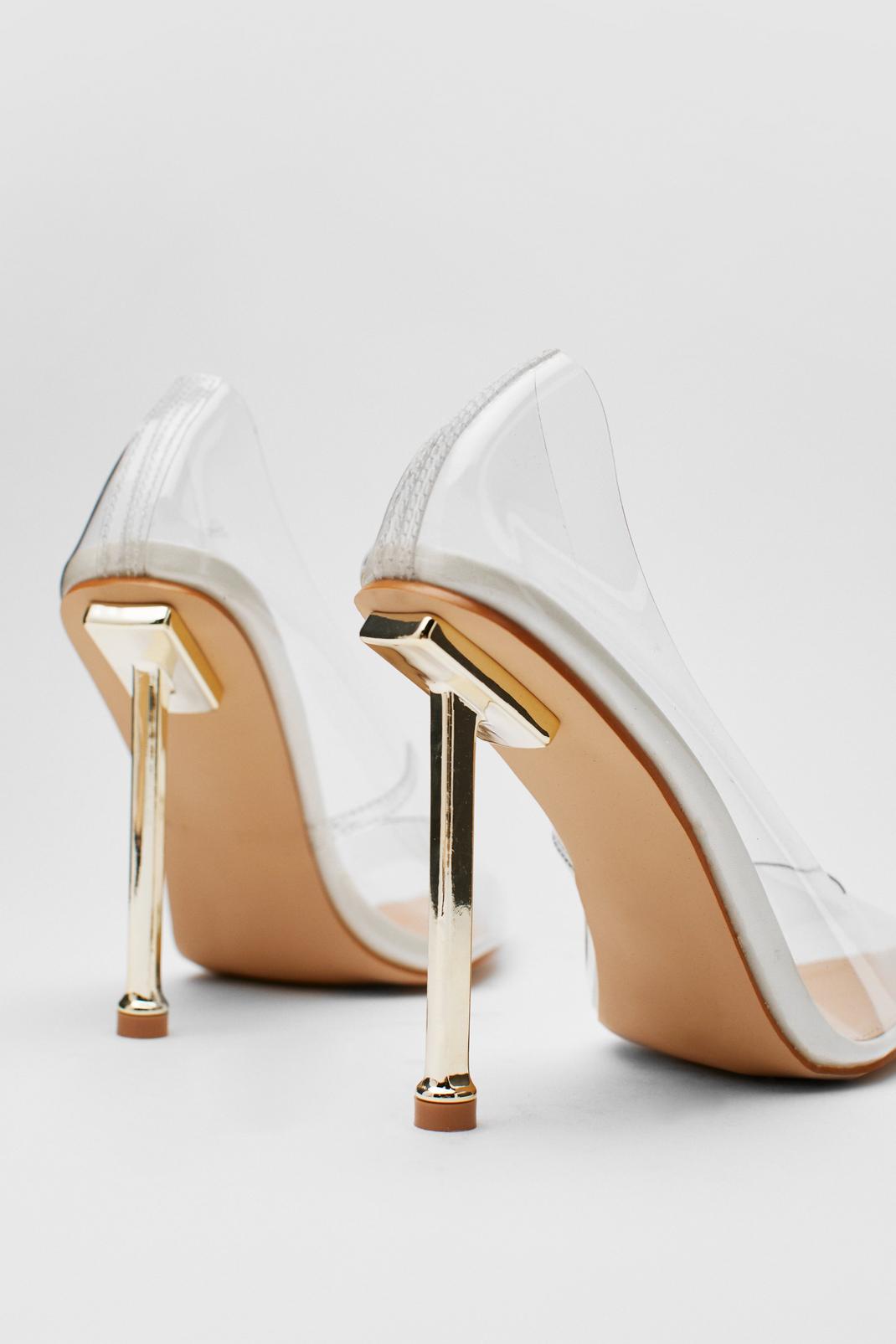 transparent clear heel