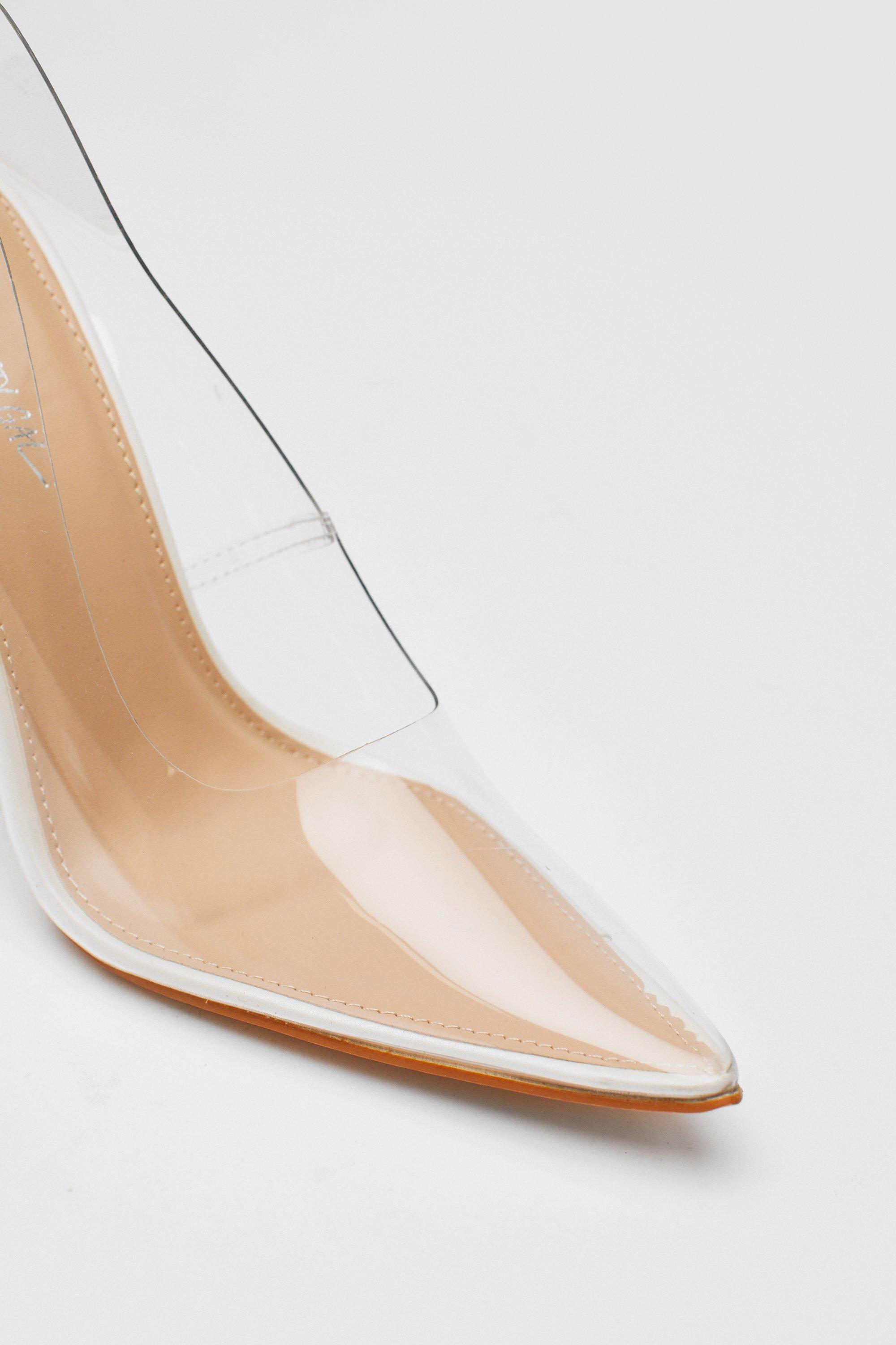 Stiletto Heel Pointed Court Shoes