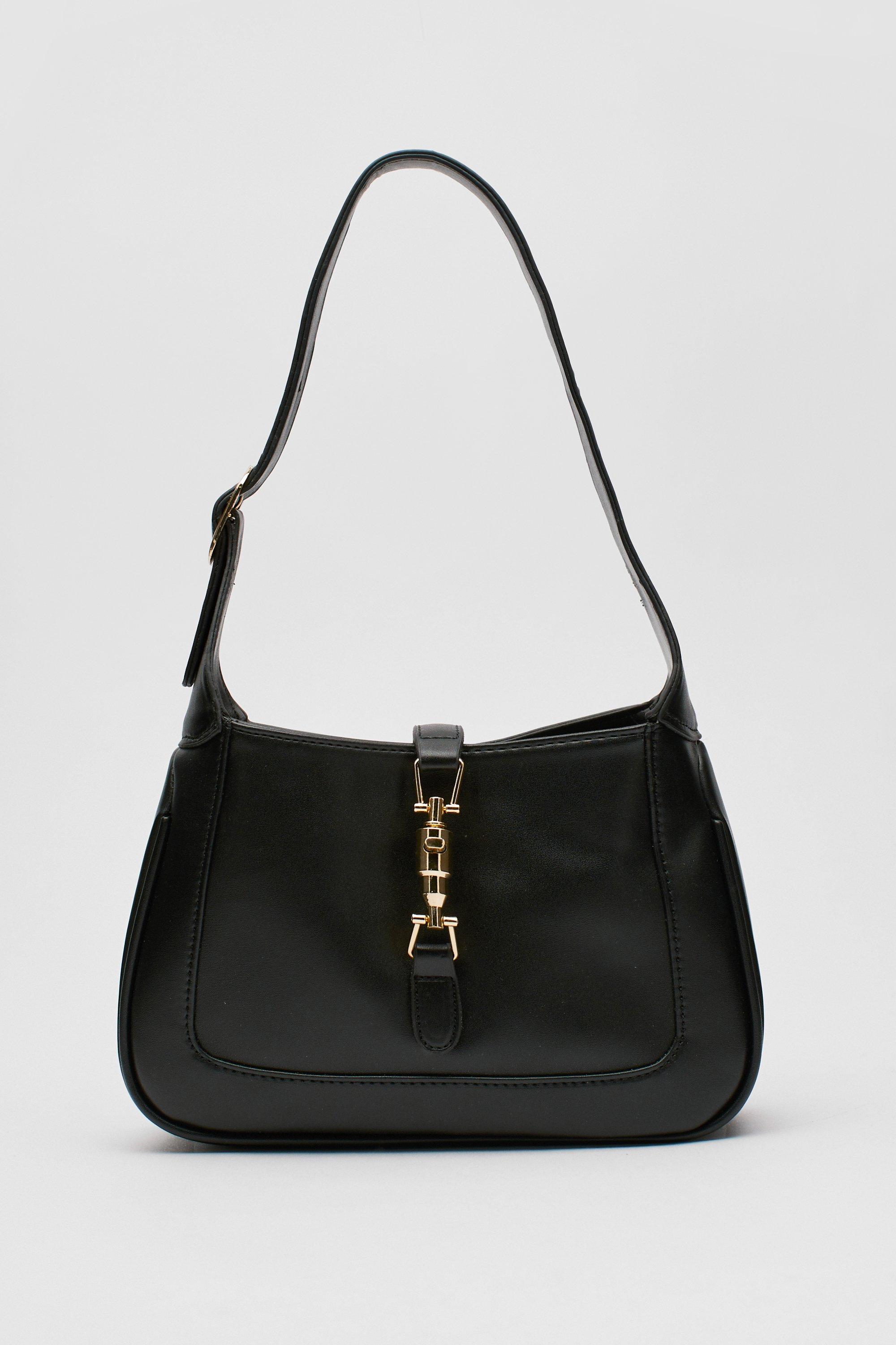 Clasp sale shoulder bag