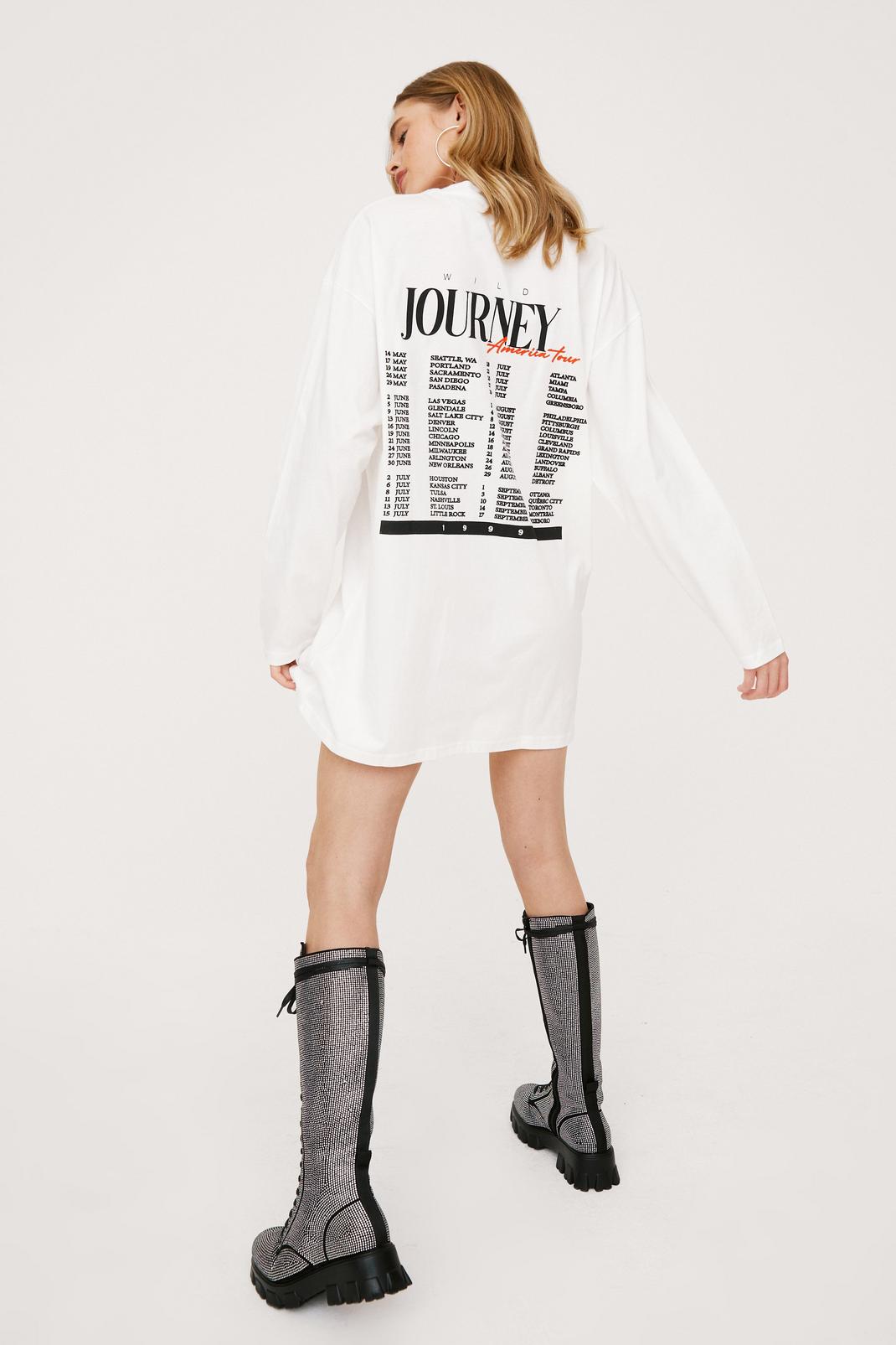 Cream The American Tour Graphic Tee Dress image number 1