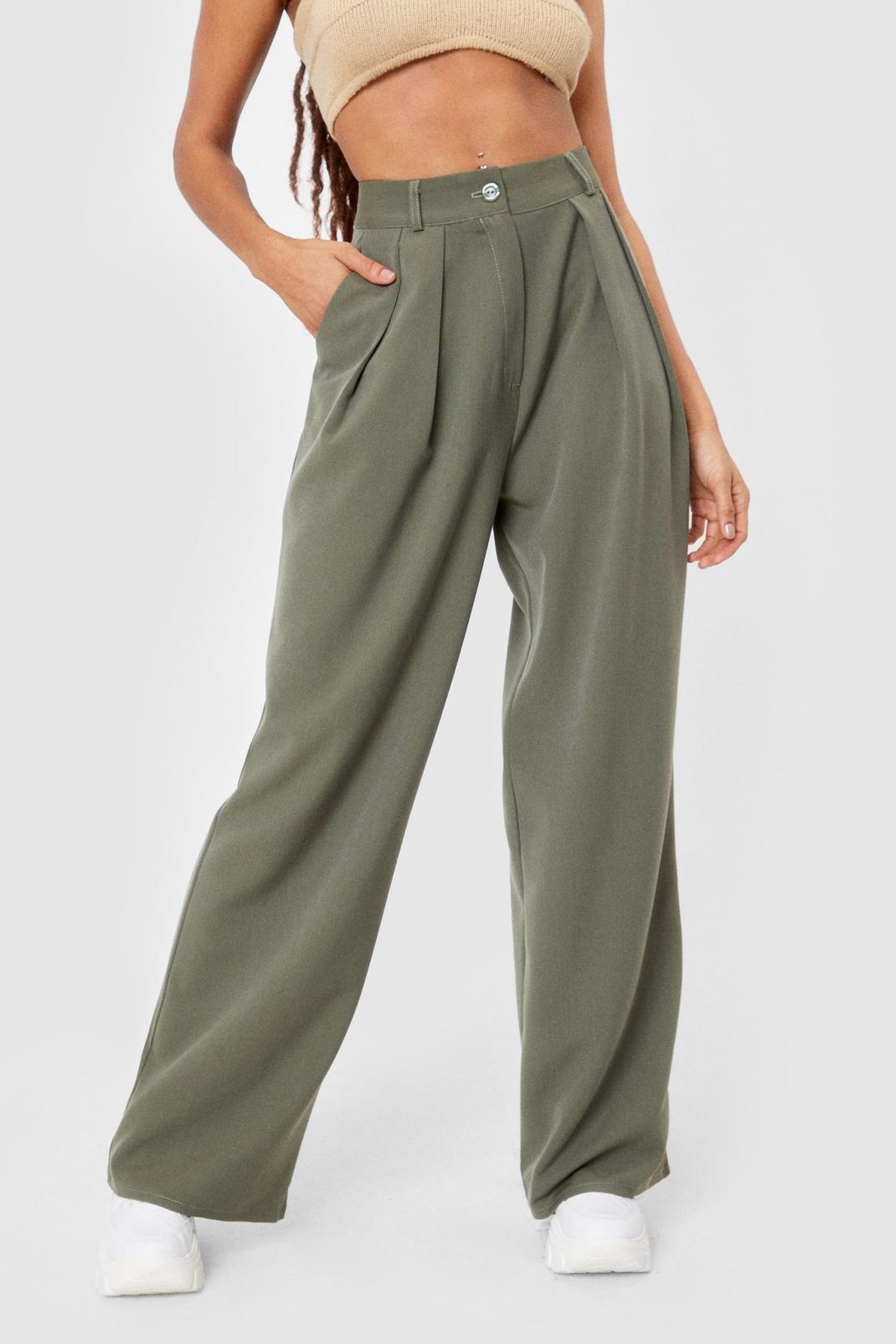 135 Pleated Front Wide Leg Trousers image number 2