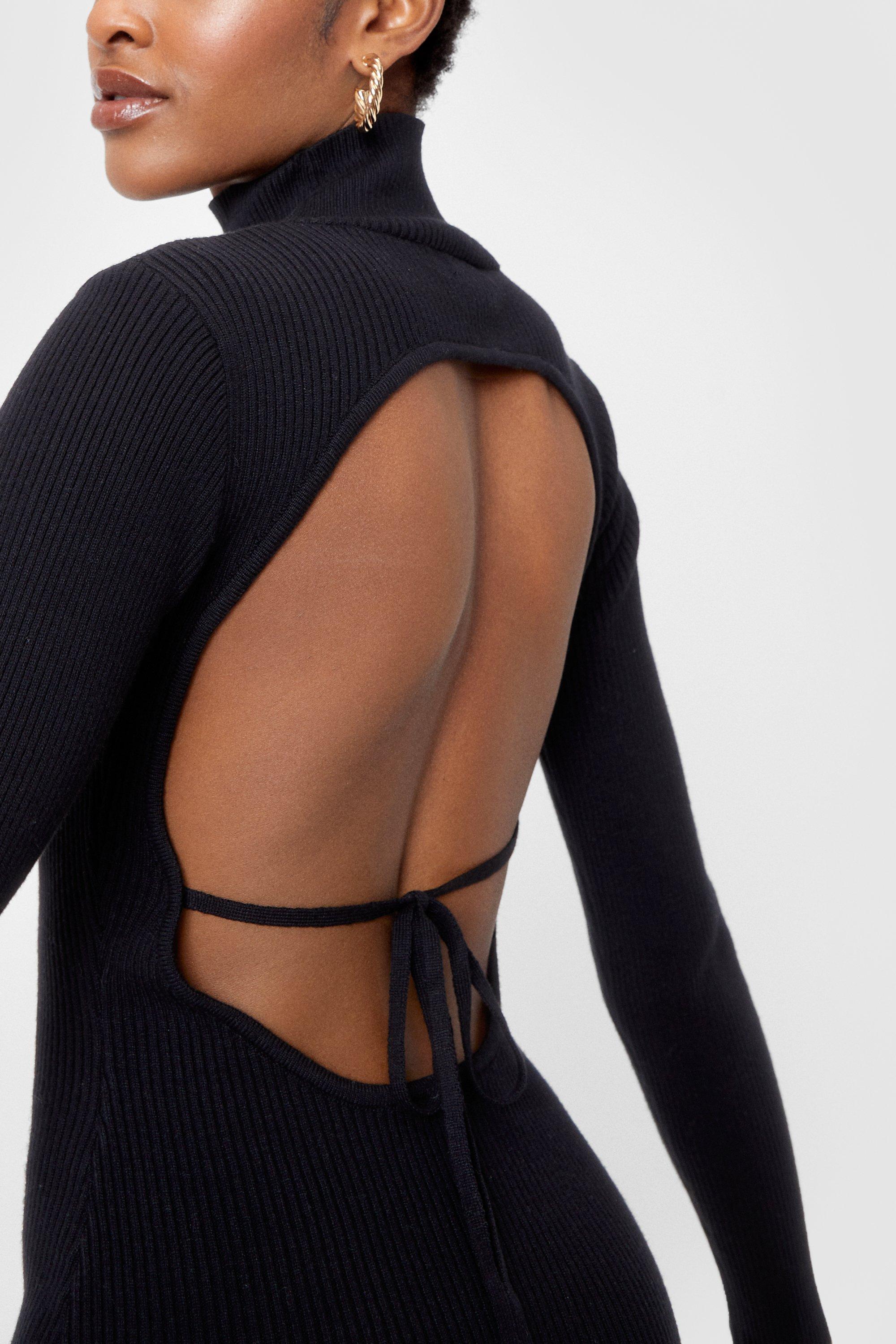 Backless turtleneck hotsell