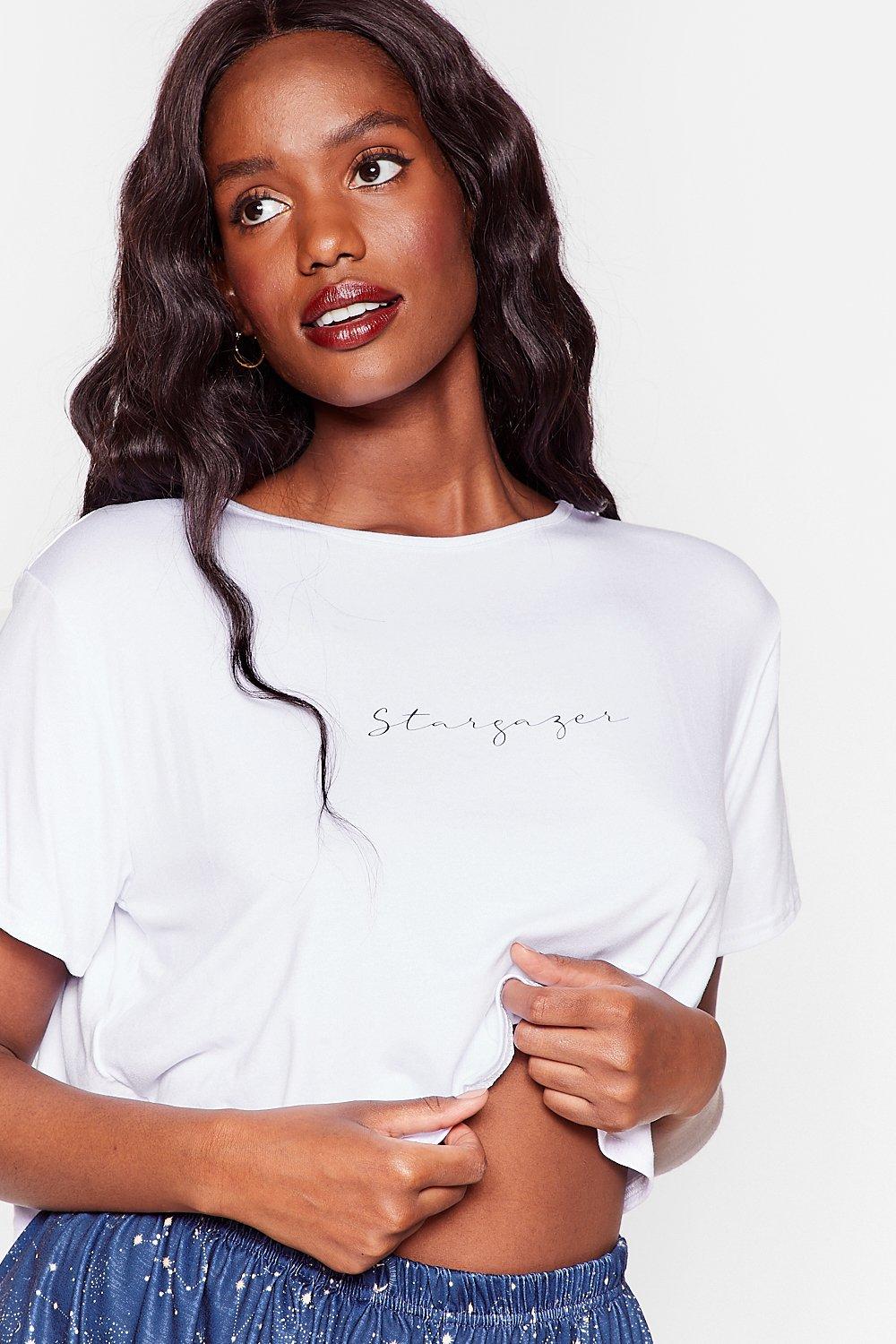 Hey Stargazer Plus Pajama Shorts Set Nasty Gal