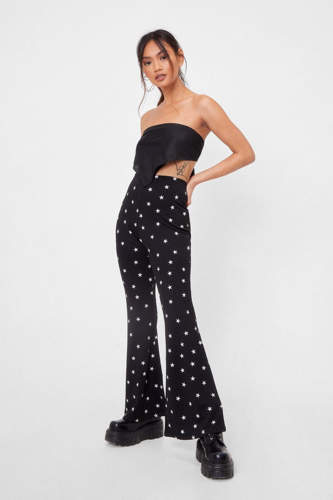 105 Gonna Go Star Petite Flare Pants image number 1