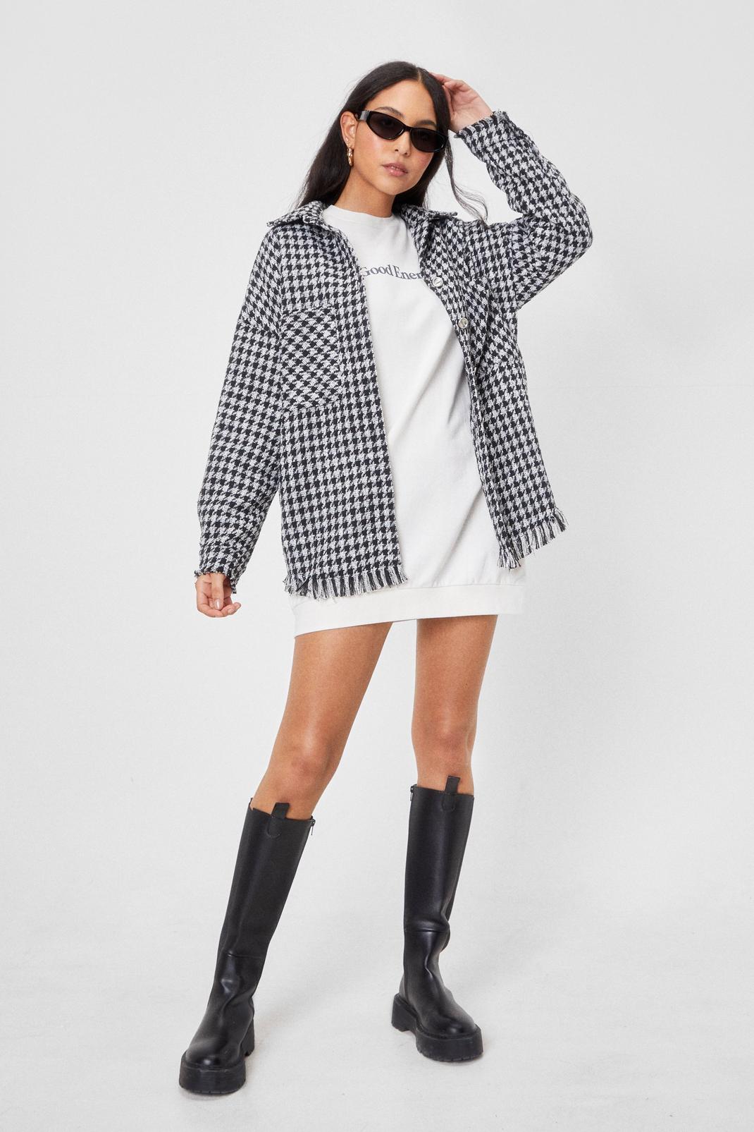 105 Gingham What They Want Oversized Shirt Jacket image number 1