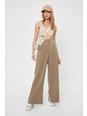 Sage Tailored Front Seam Wide Leg Pants