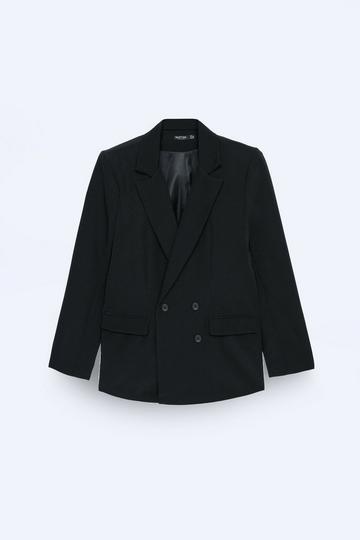 Black Out of Hours Oversized Double Breasted Blazer