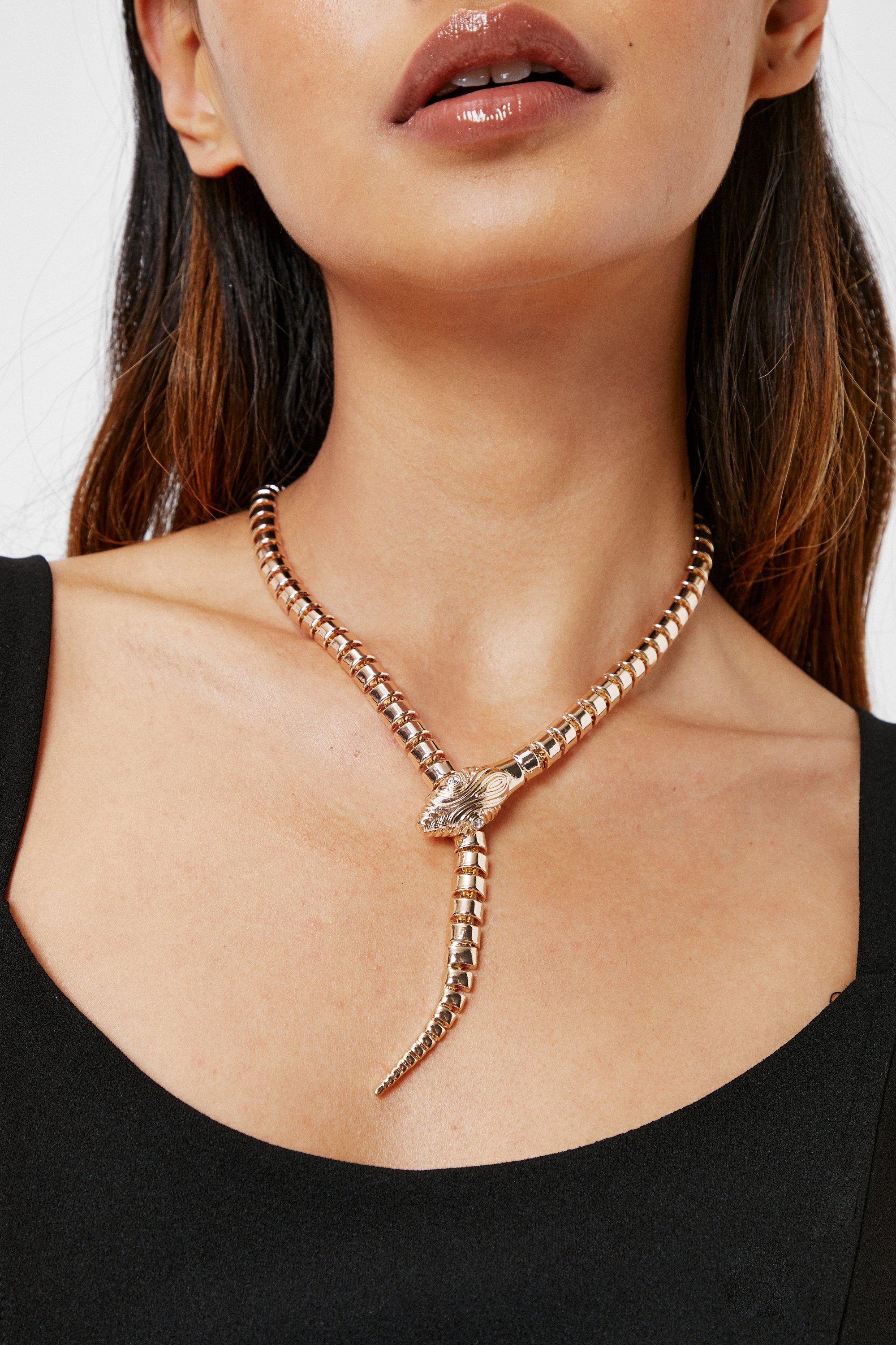 Snake choker outlet necklace