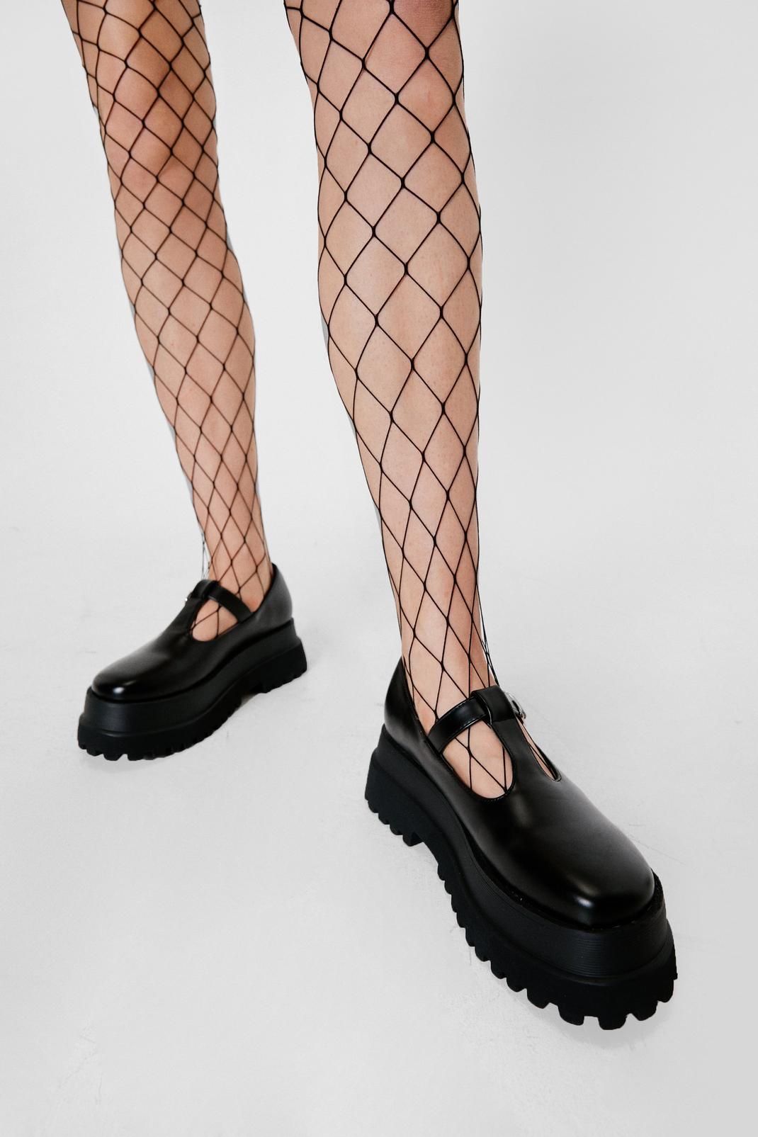 Faux Leather Platform T-Bar Mary Janes | Nasty Gal