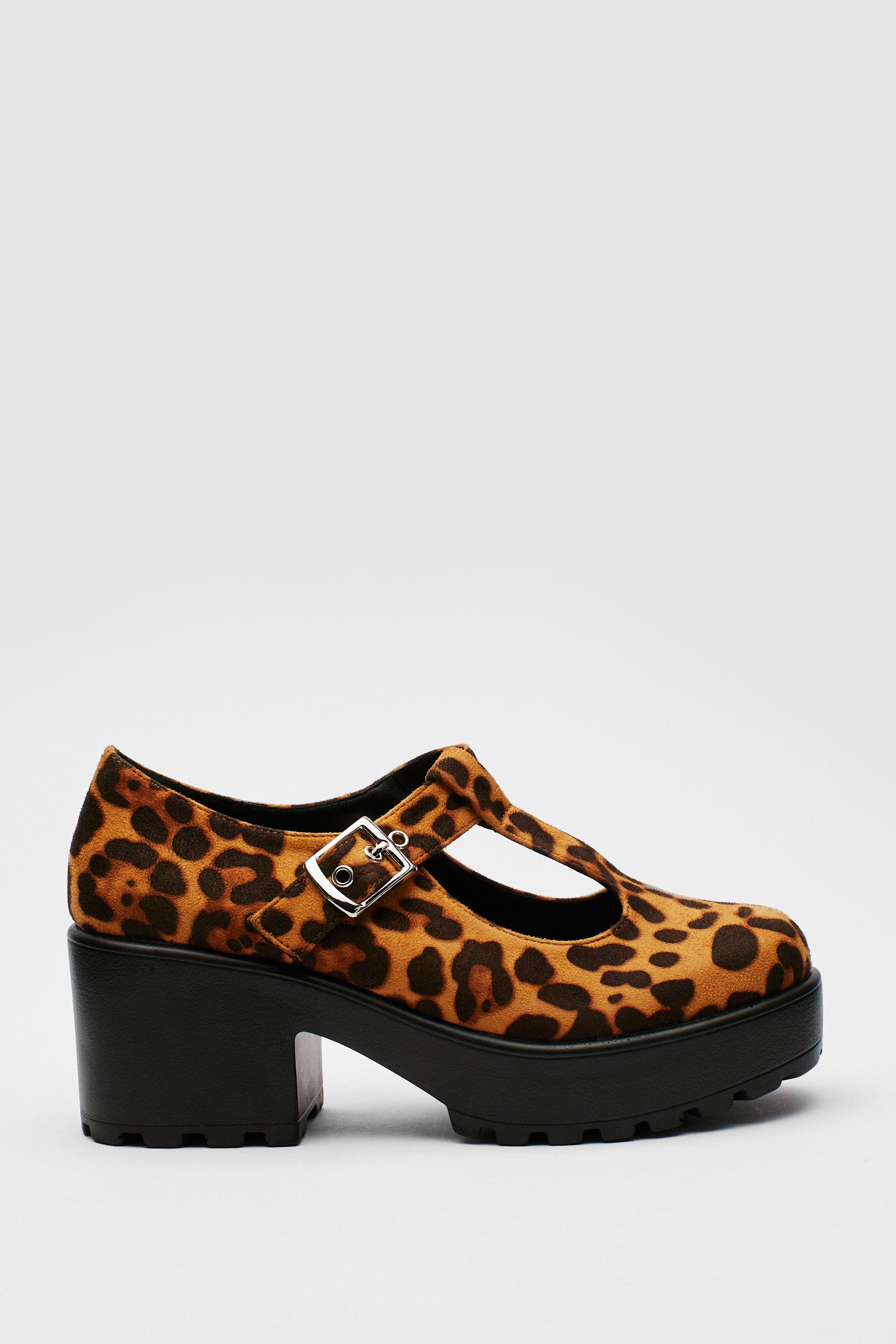 Cheetah print mary discount janes