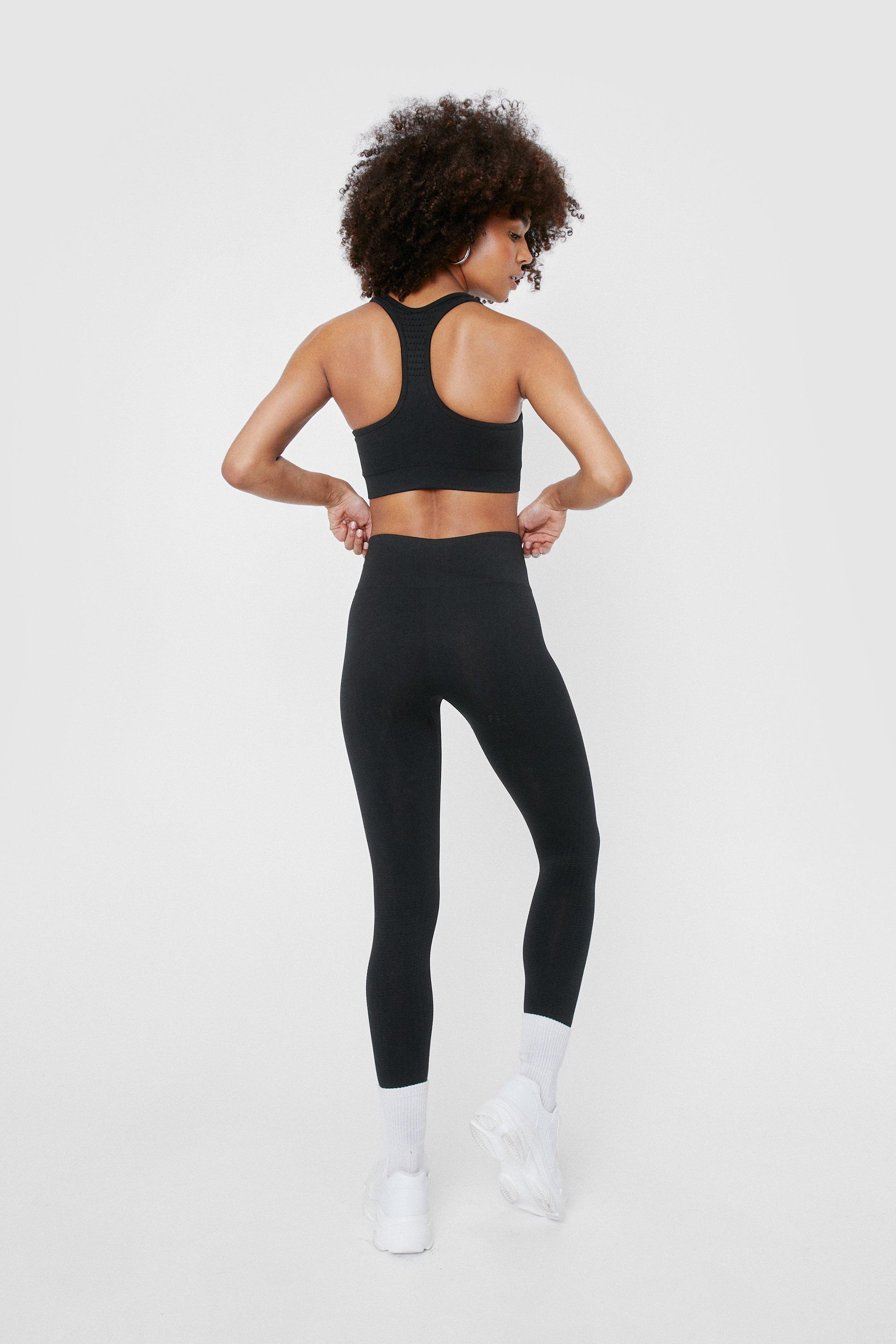 Seamless Knitted Leggings, Knitted Gym Leggings