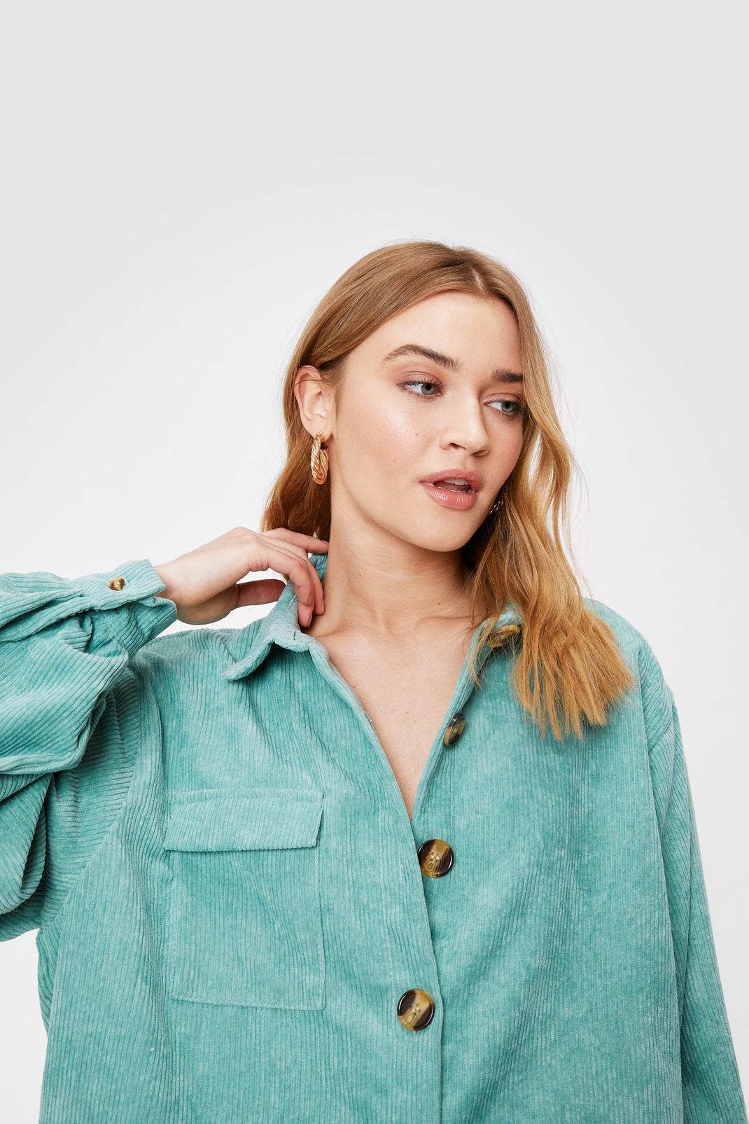 nasty gal corduroy shirt