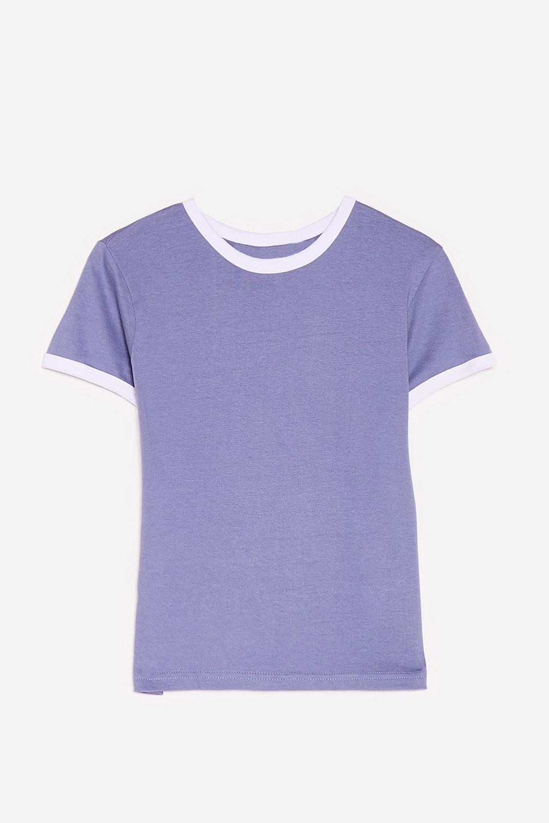 Slate Two Tone Relaxed Ringer T-Shirt image number 1