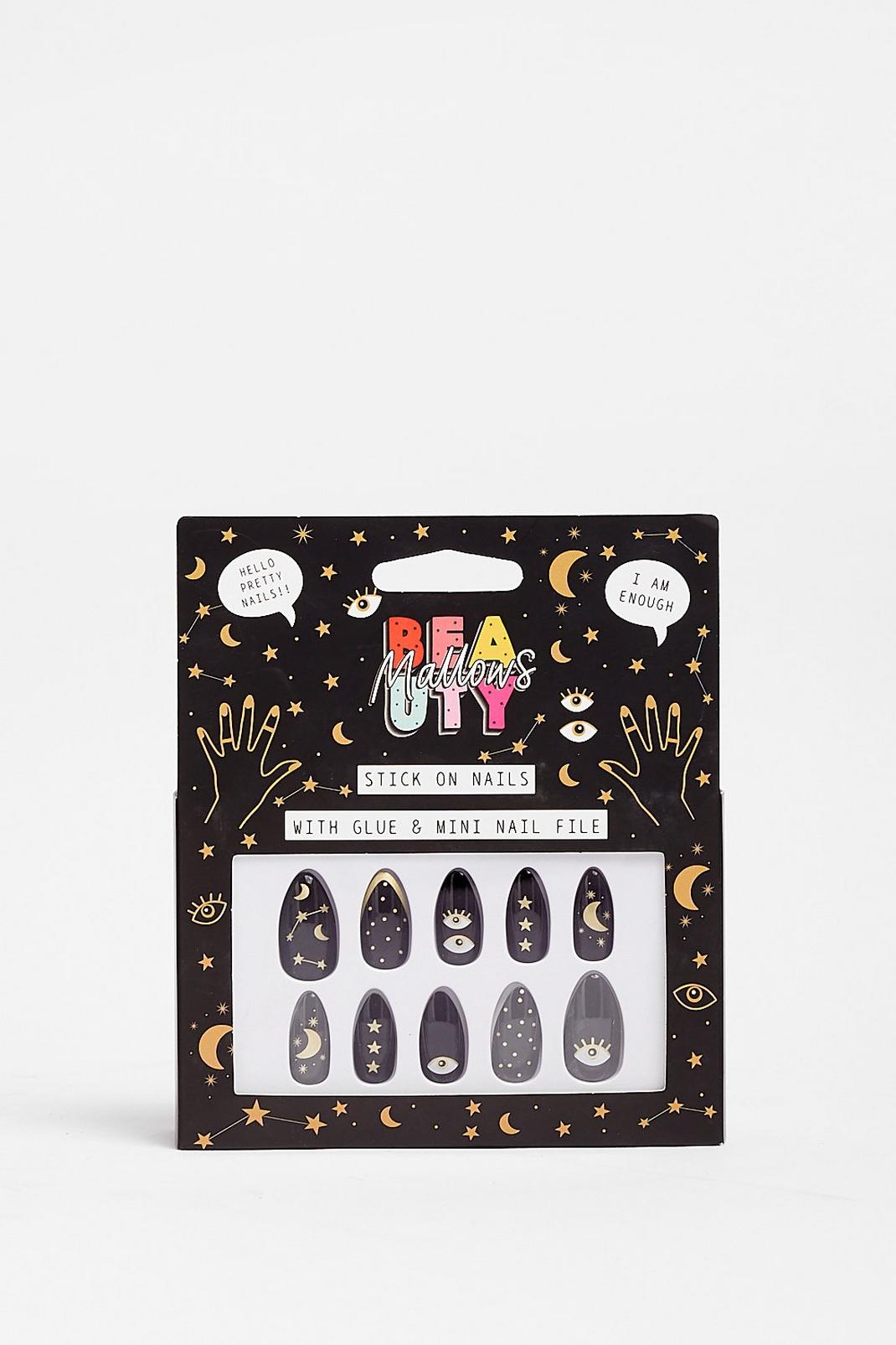 Faux ongles constellation par Beauty Mallows, Black image number 1