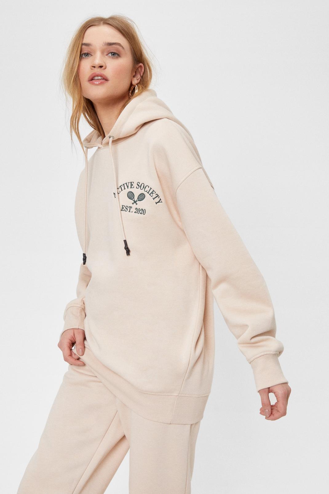 Sand Active Society Embroidered Hoodie image number 1