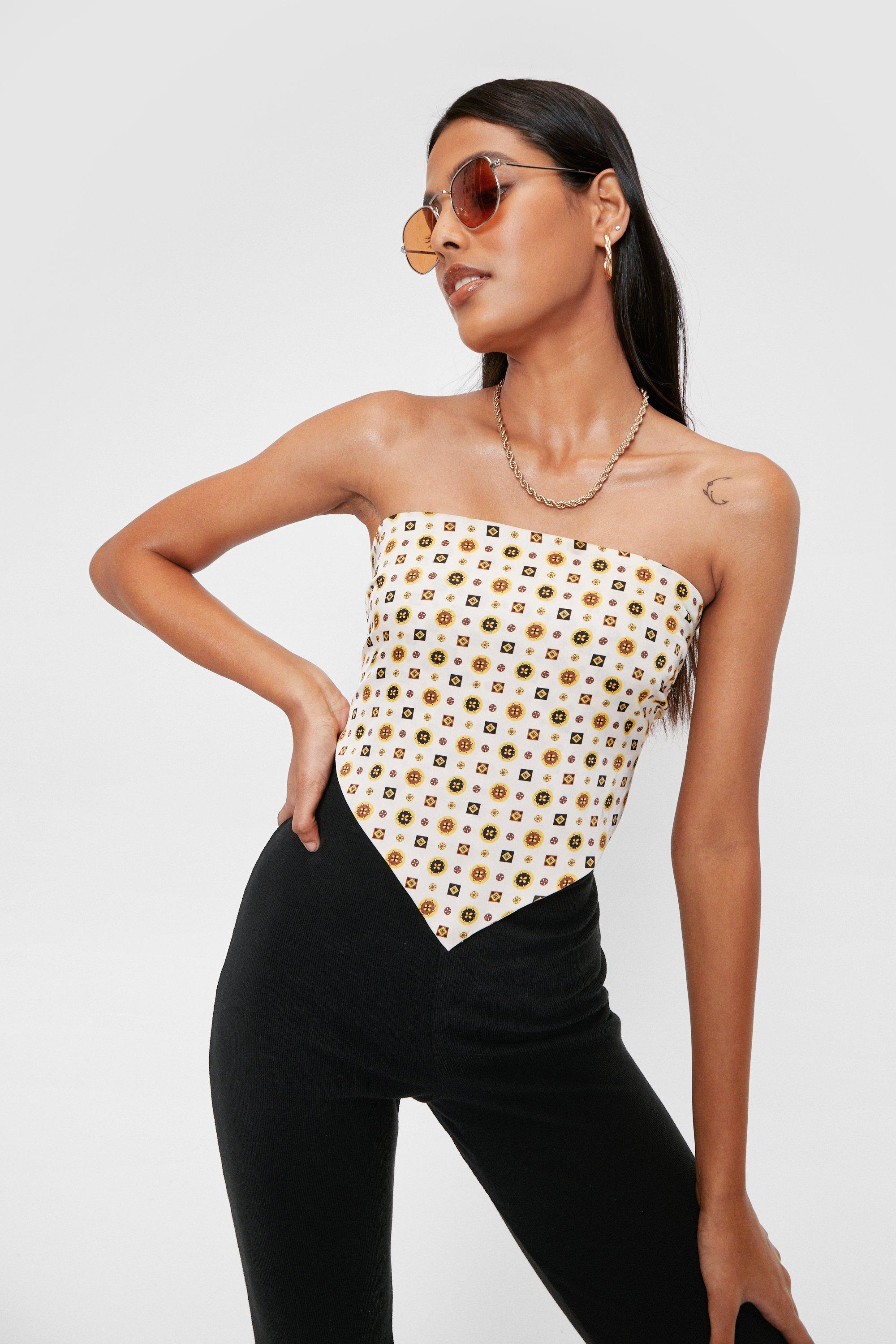 Hollister bandana crop top hotsell