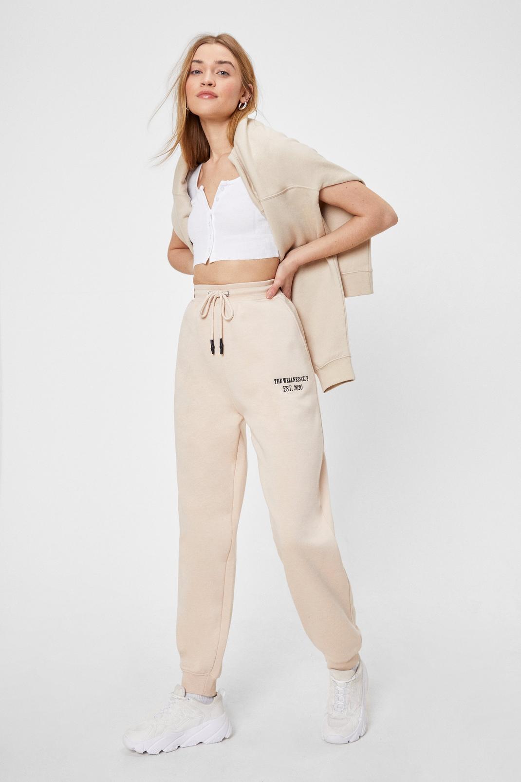Sand The Wellness Club Graphic Embroidered Sweatpants image number 1
