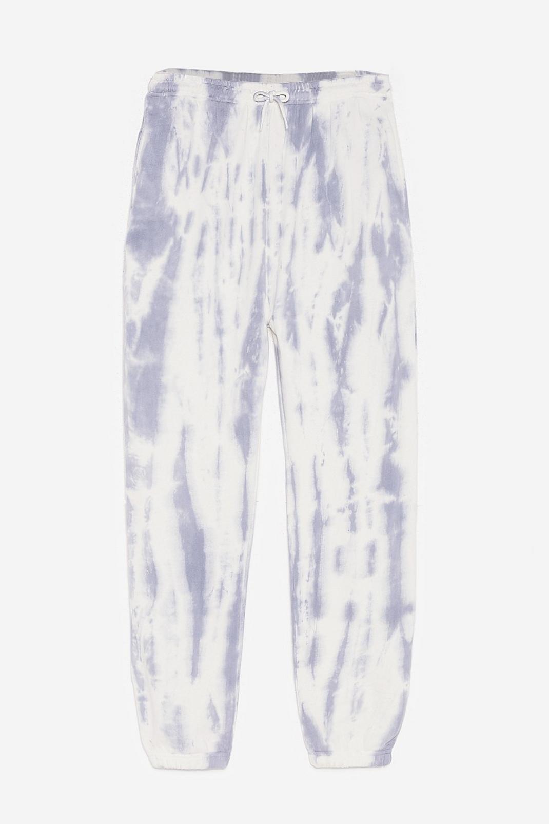 Plus Size Tie Dye Oversized Joggers image number 1