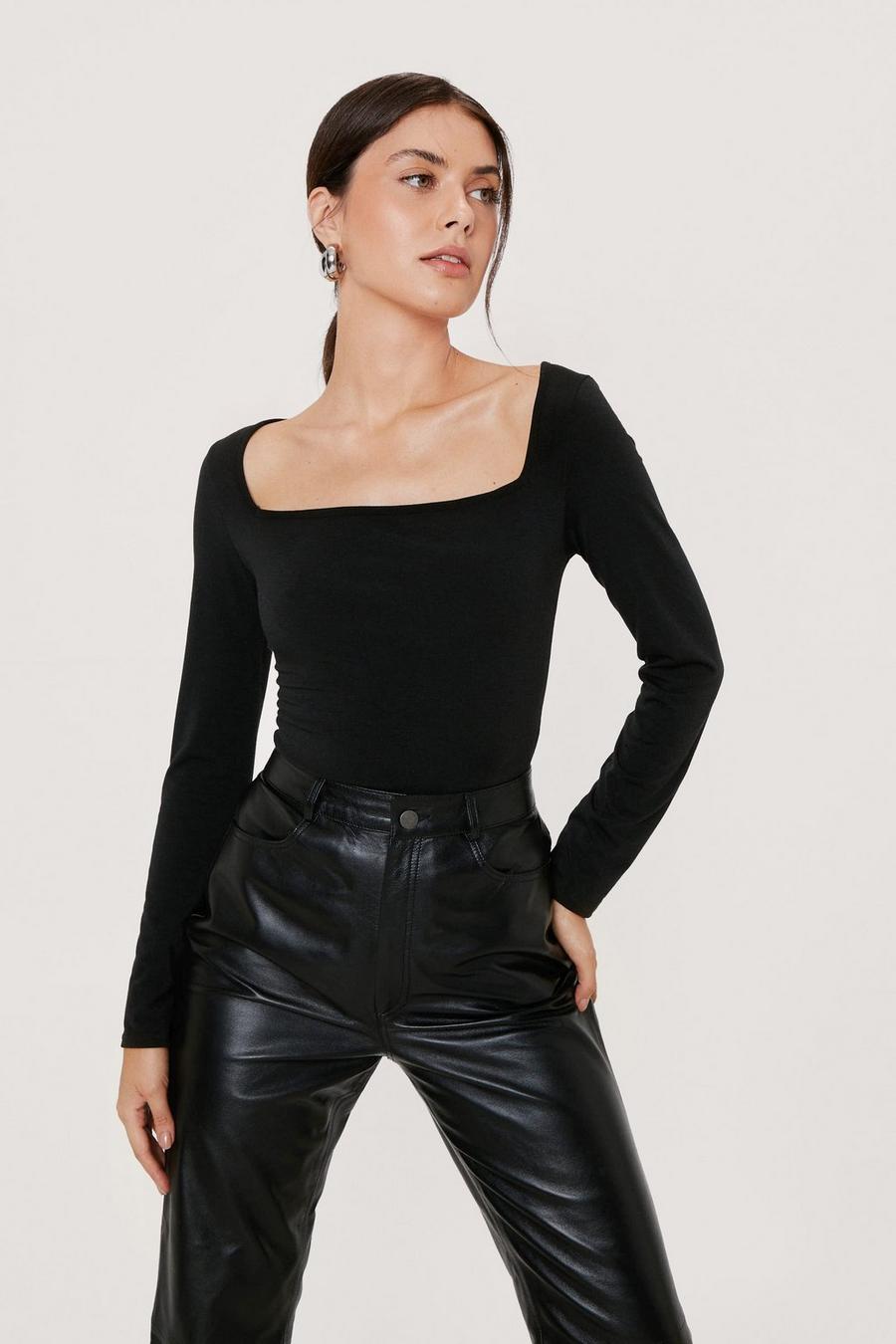 Square Neck Tops | Square Neck Bodysuits & Crop Tops | Nasty Gal
