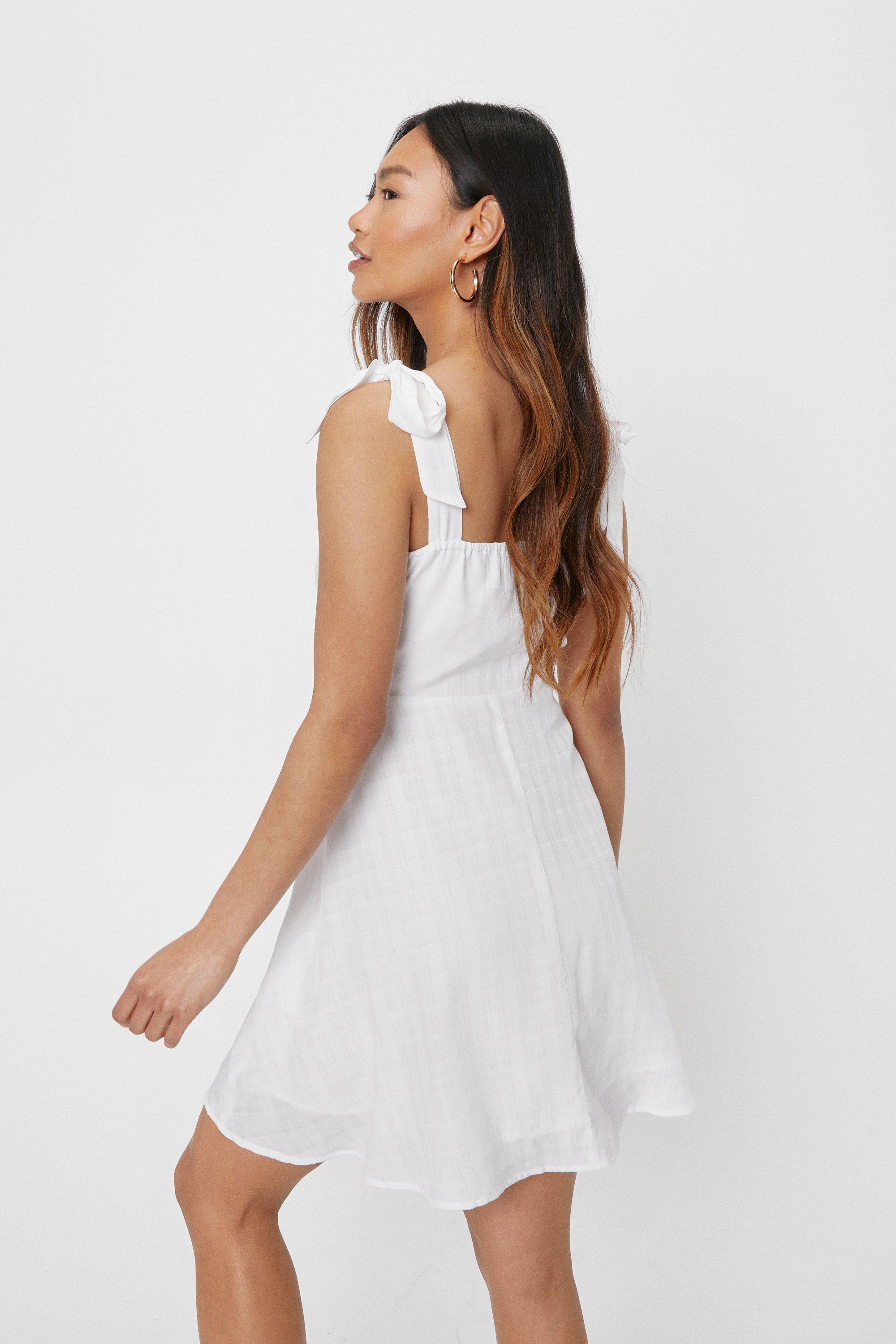 Nasty gal white dress sale