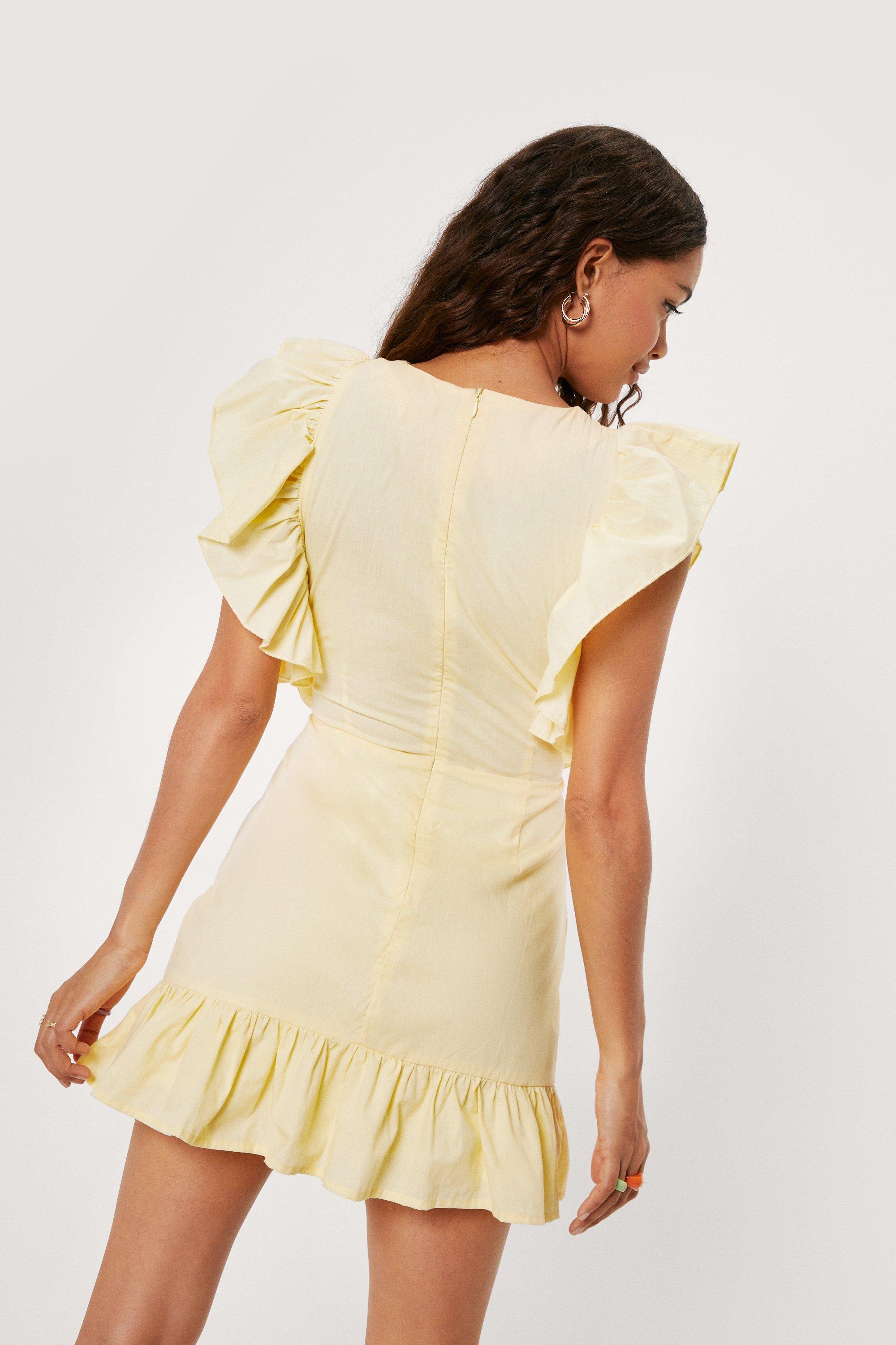 Nasty gal hotsell lemon dress