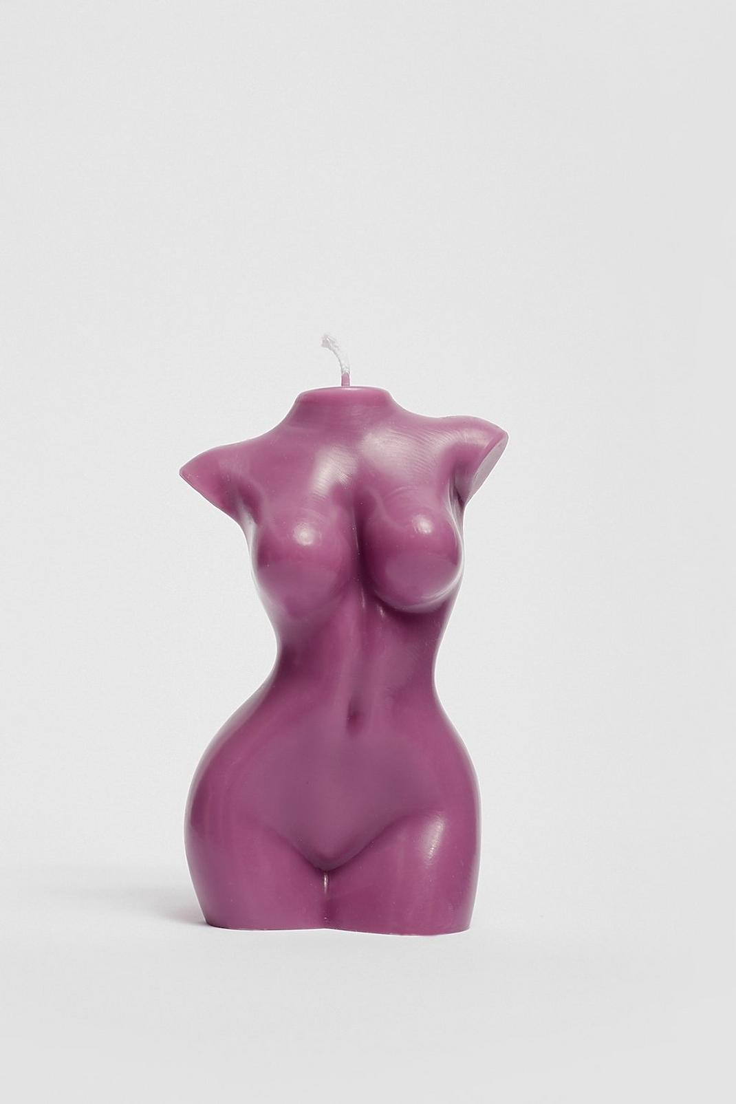 Bougie à silhouette féminine, Purple image number 1