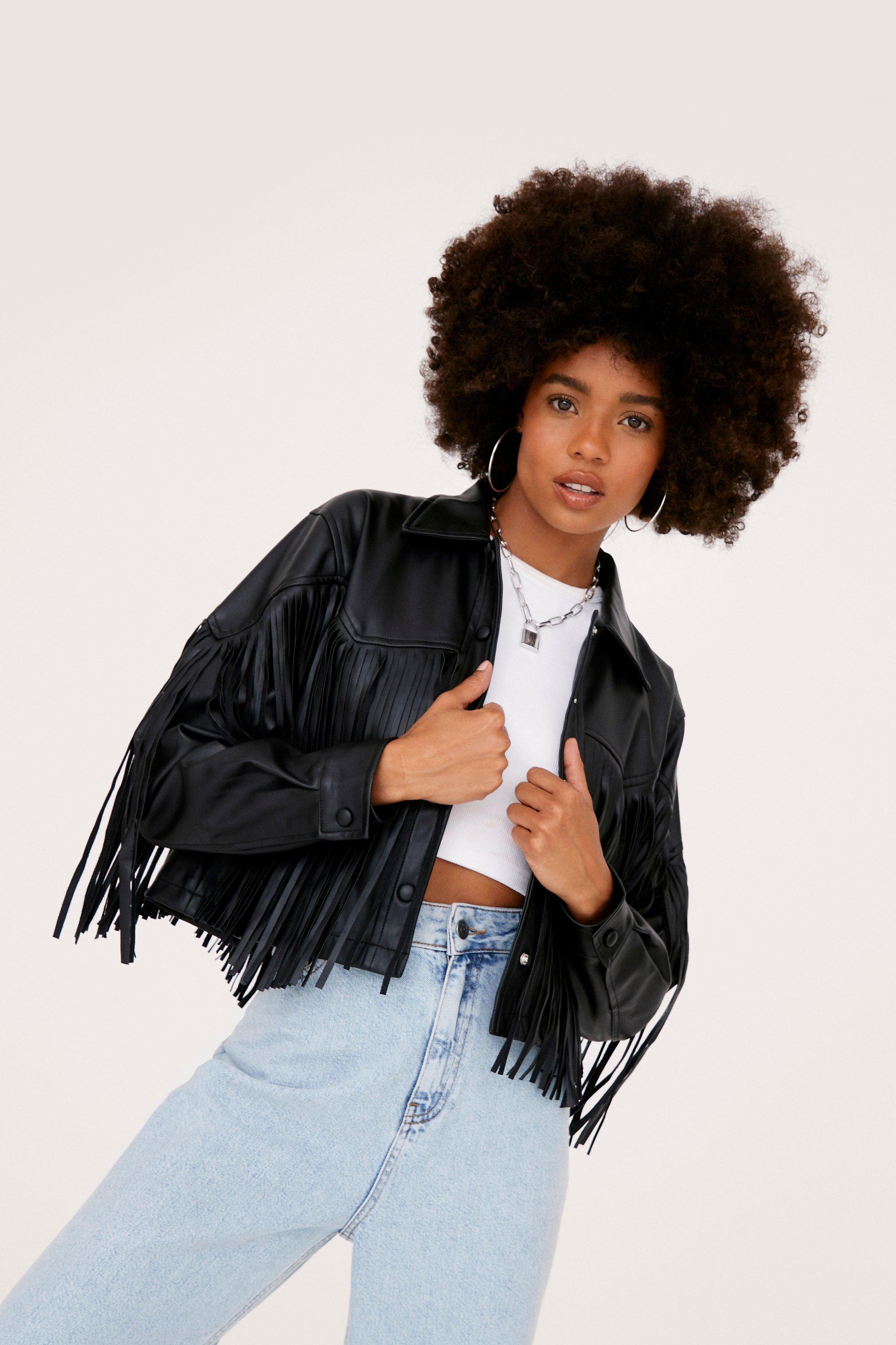 fringe leather jacket